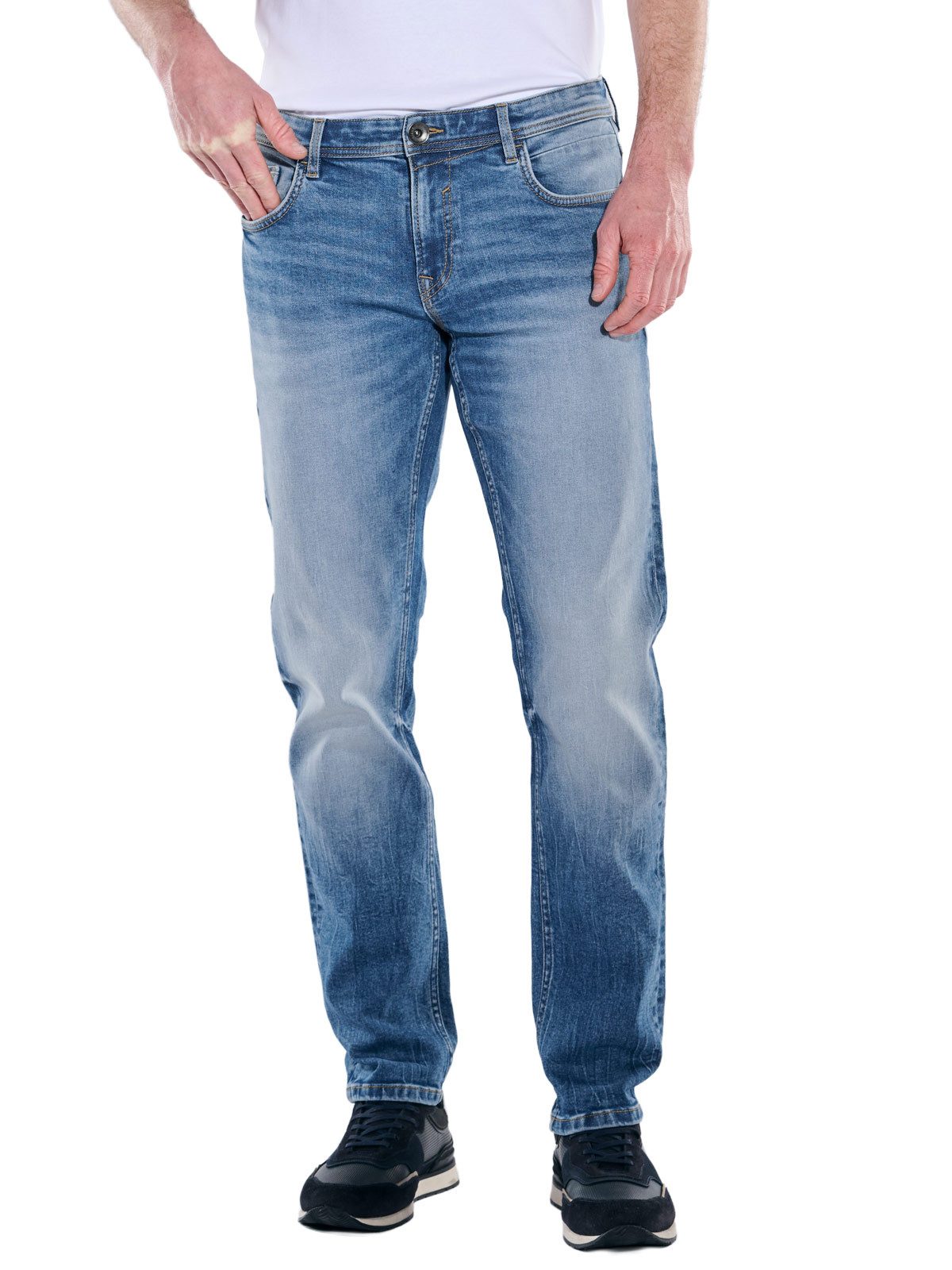 Engbers Stretch-Jeans Herren Jeans 5-Pocket Superstretch, Brilliantblau