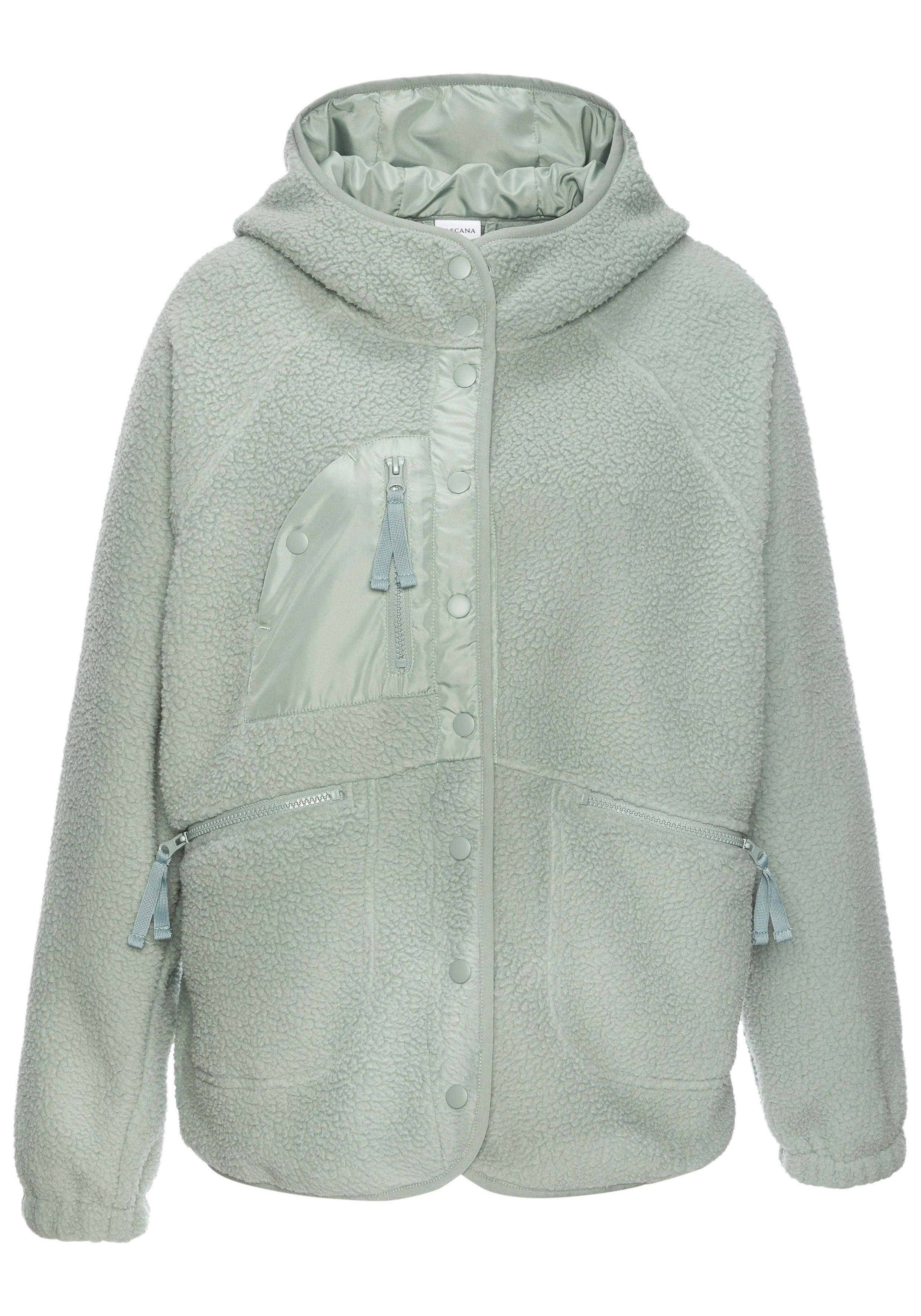 Vivance Active by Lascana Fleecejacke mit Fledermausärmeln. € 89,99