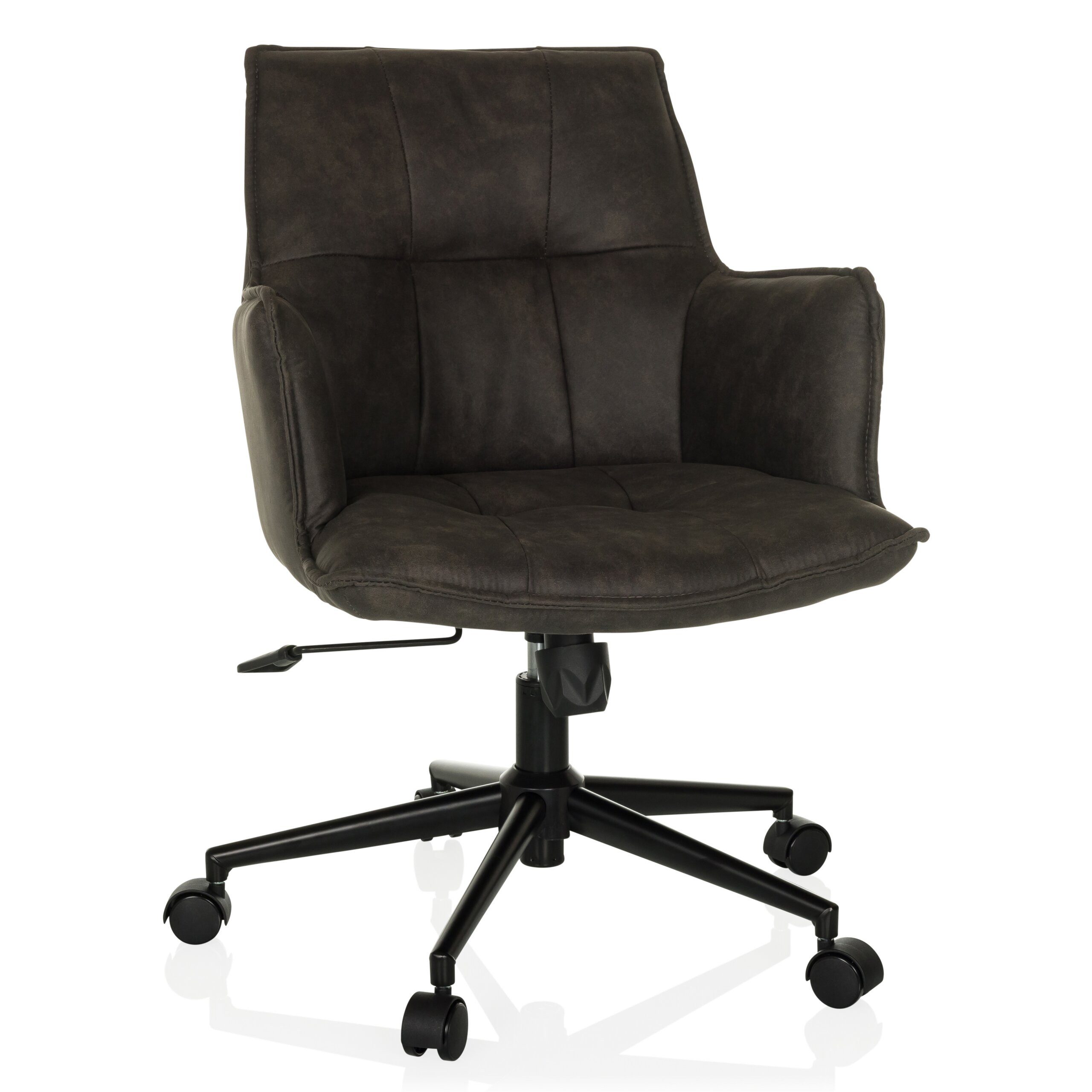 hjh LIVING Drehstuhl Home Office Bürostuhl Solao Life Stoff (1 St), Schreibtischsessel, Drehbarer Schreibtischstuhl