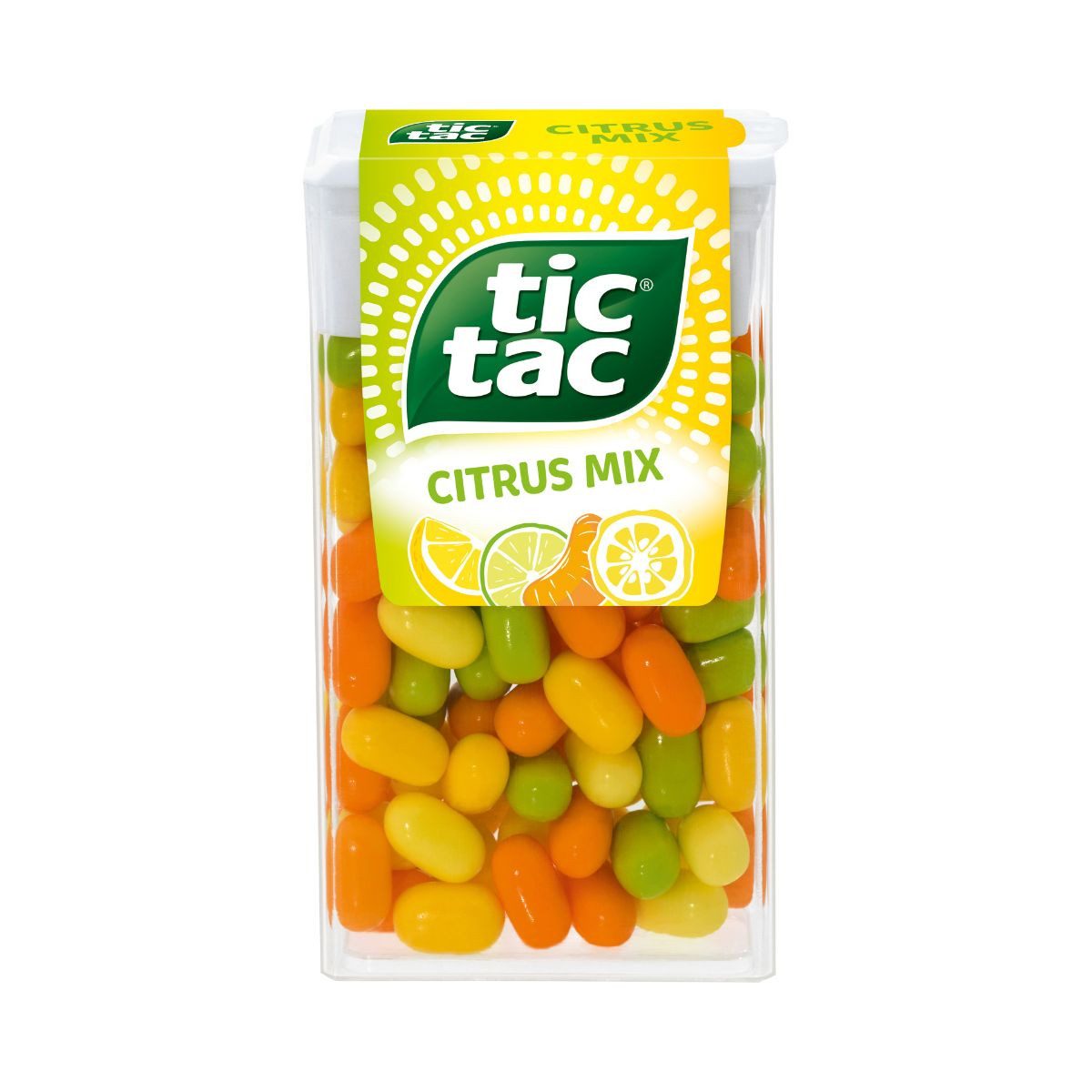 tic tac Süßigkeit, tic tac Citrus Mix Zitrone Yuzu Mandarine Zitrone Limette 54g
