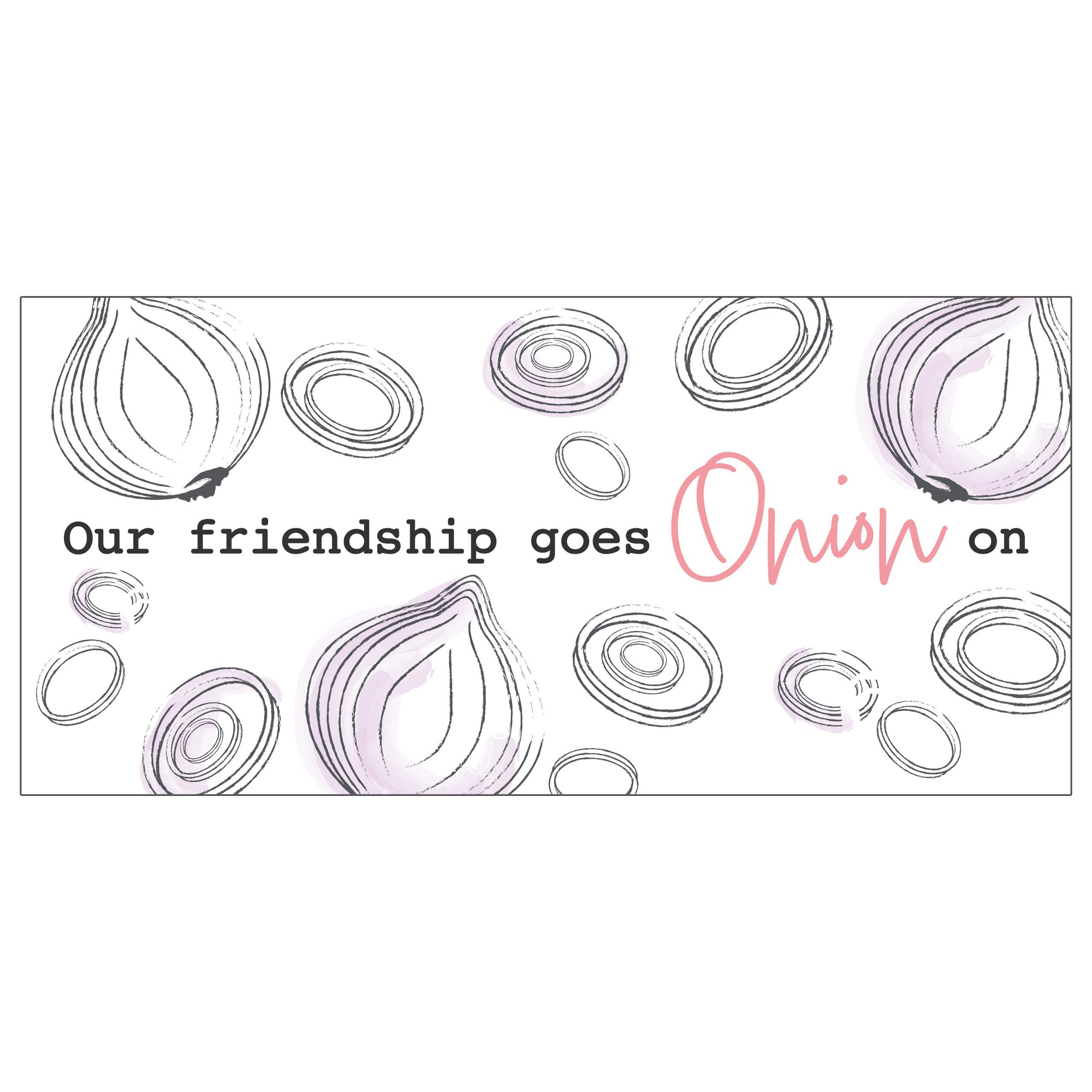Our friendship Karma Keramik United Weiß, Tasse Kaffeetasse on - Tasse goes Labels® Onion