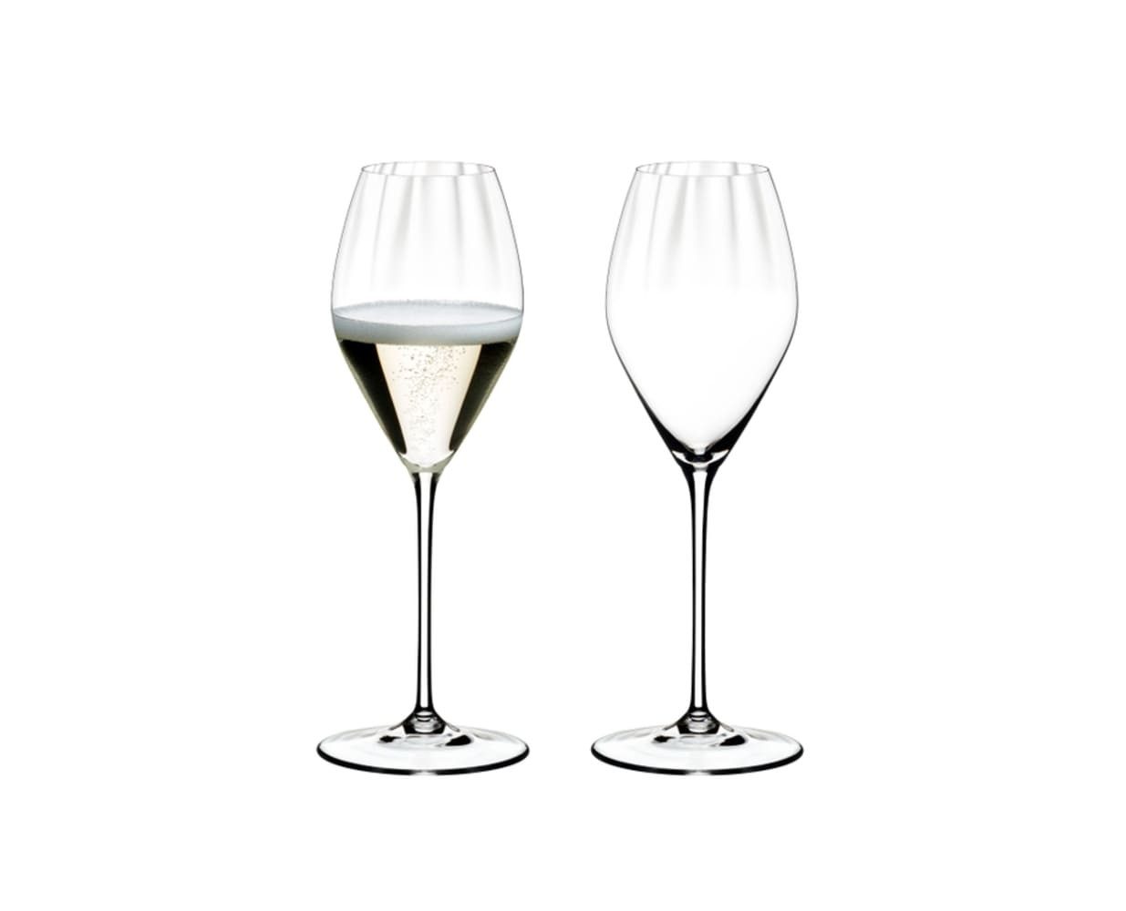 RIEDEL THE WINE GLASS COMPANY Champagnerglas Performance Champagnergläser 375 ml 2er Set, 2-tlg., Glas