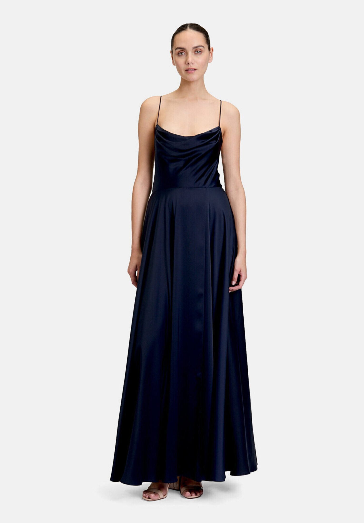 Vera Mont Abendkleid Damen mit Wasserfallausschnitt Material