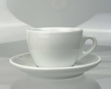 Ancap Cappuccinotasse dickwandig, weiss, Made in Italy, 180 ml