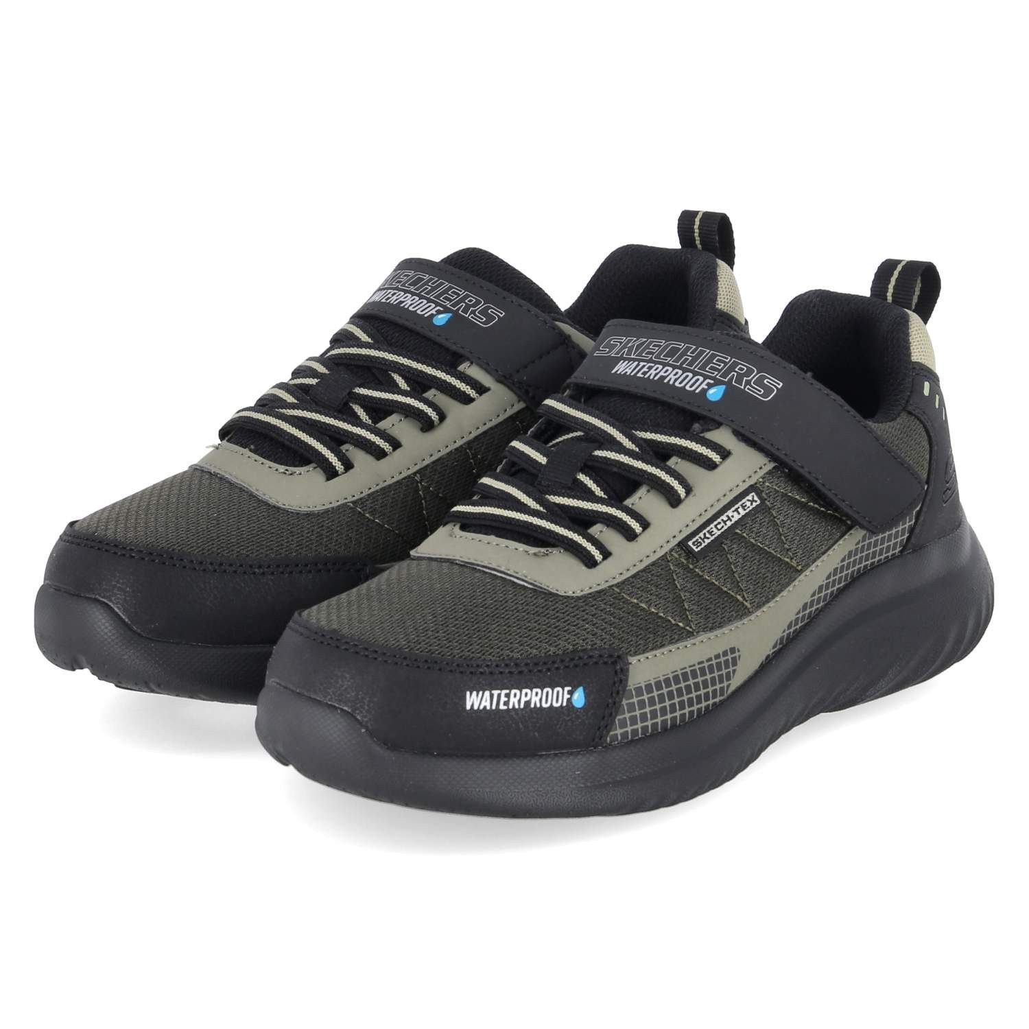 Skechers Skechers 406341L BKOL Jungen Textil & Synthetik black Slipper