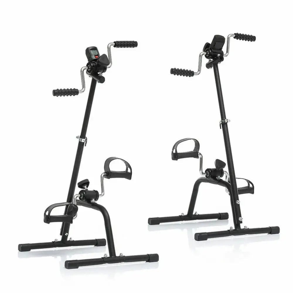 Sport-Knight® Heimtrainer Pedaltrainer 2in1 für Arme und Beine, Mini Heimtrainer mit LCD-Zähler, Ideal für Rehabilitation