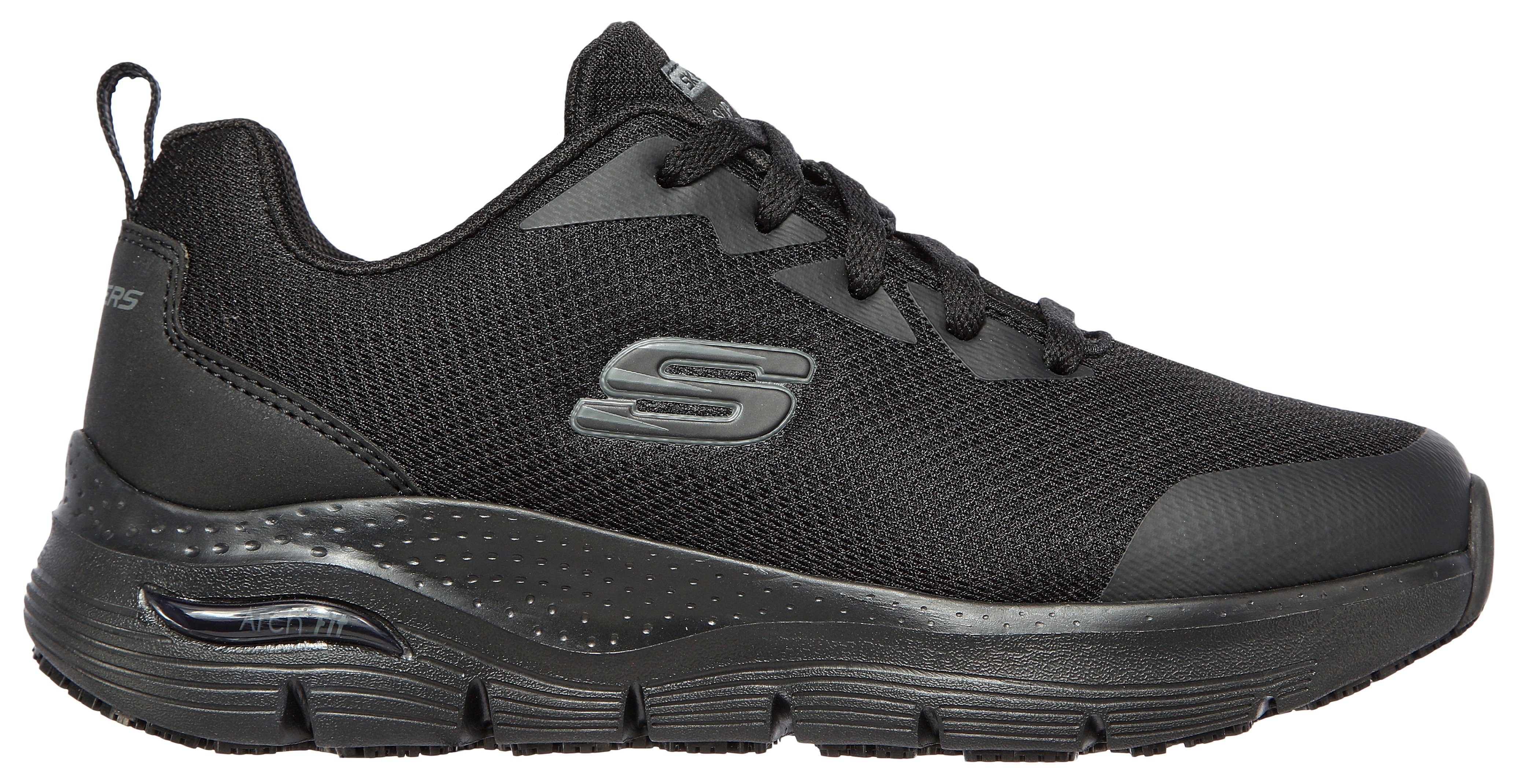 SR Skechers ARCH Berufsschuh FIT im monochromen Look