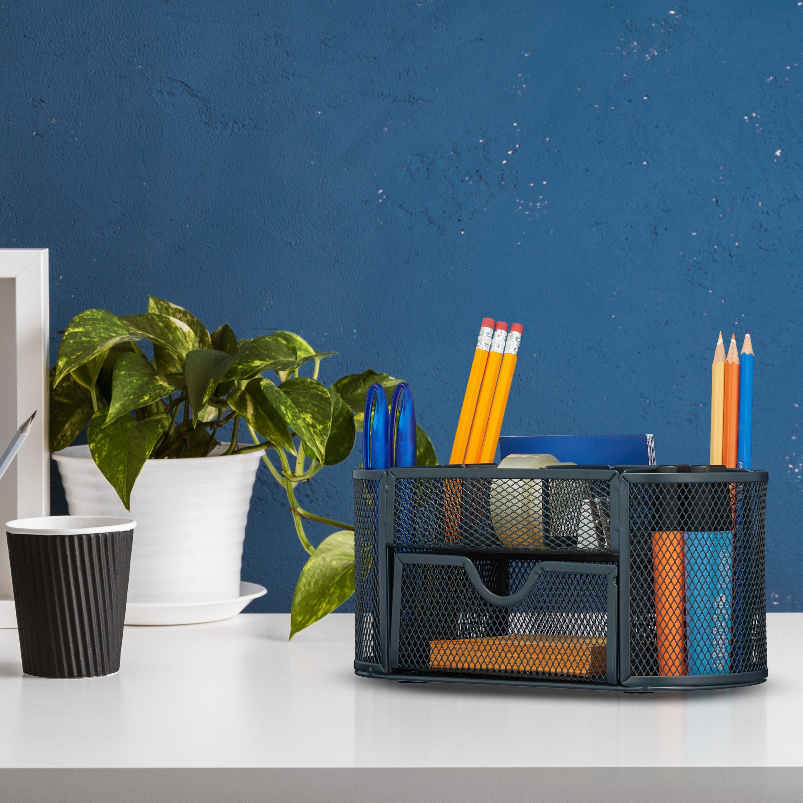 relaxdays Organizer Schreibtisch Organizer mit 9 Fächern (1 St)
