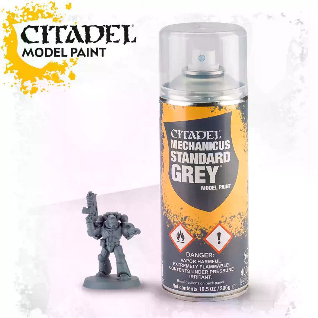 Games Workshop Spielfigur Citadel Colour Mechanicus Standard Grey Spray 400 ml