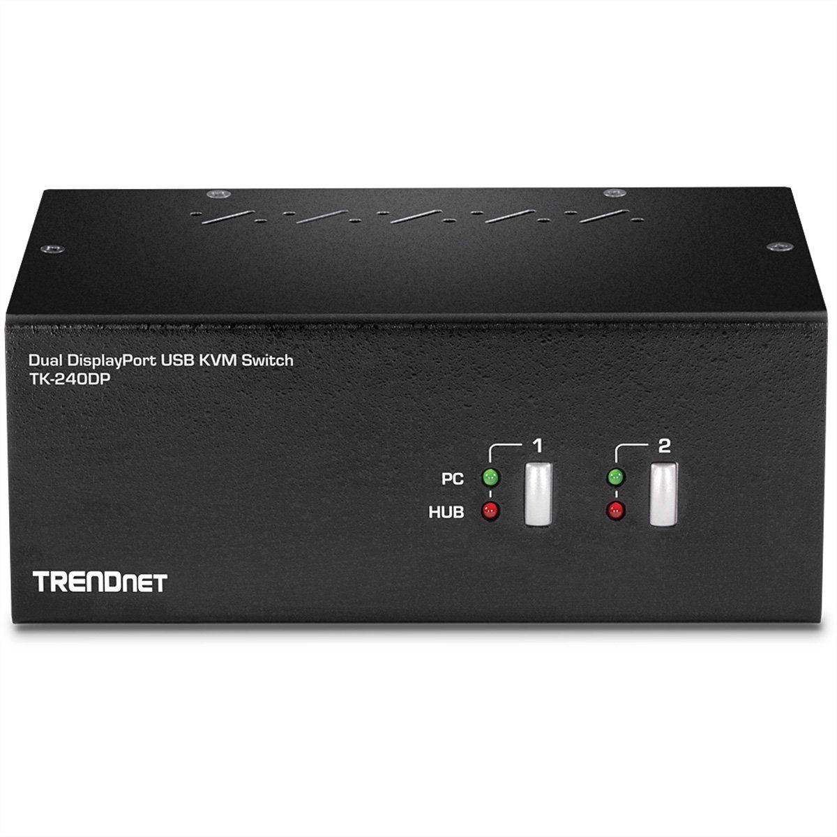 Trendnet TK-240DP DisplayPort KVM Switch Computer-Adapter, 2-Port Dual Monitor