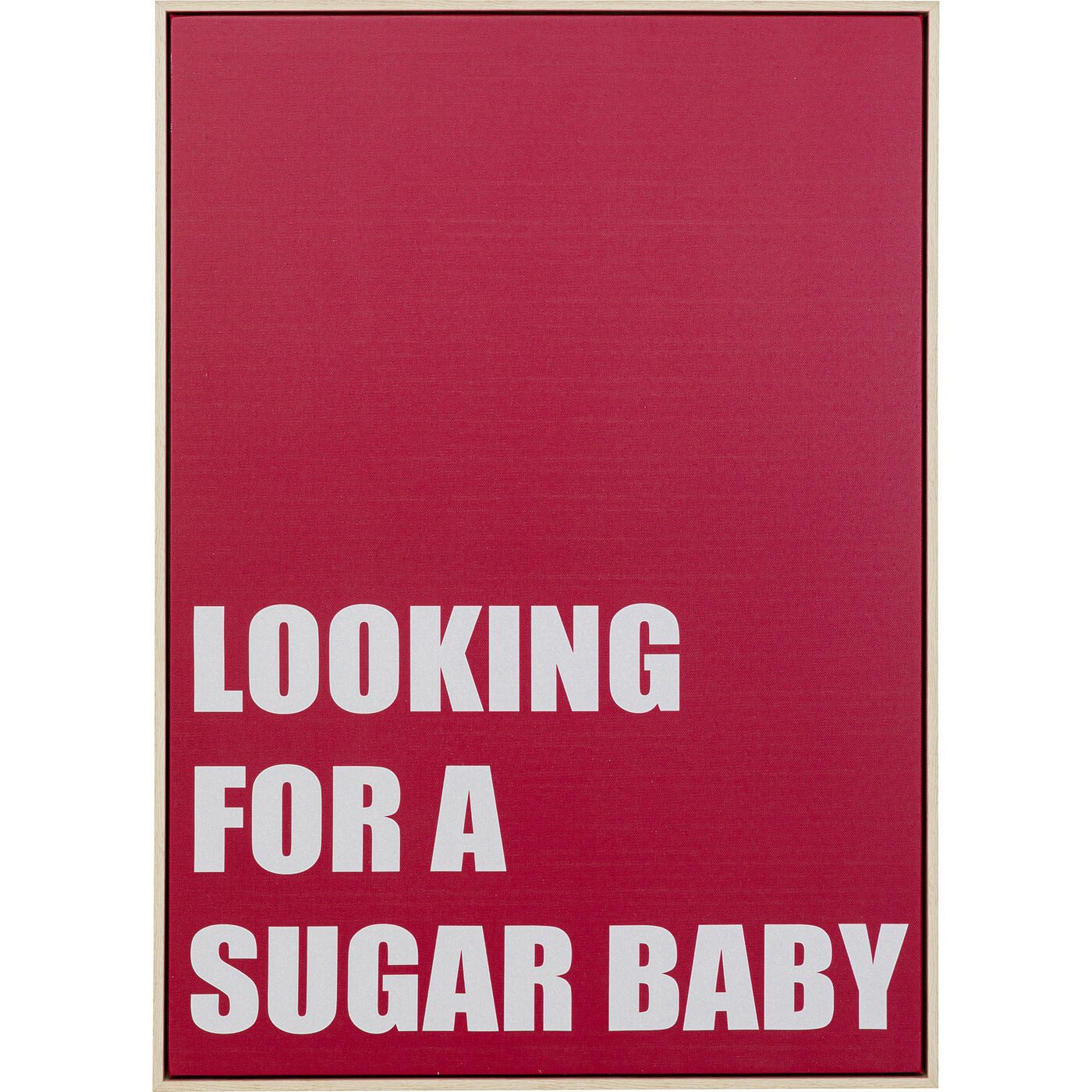 Kare Design Bild Sugar Baby, Slogan, 50x70 cm