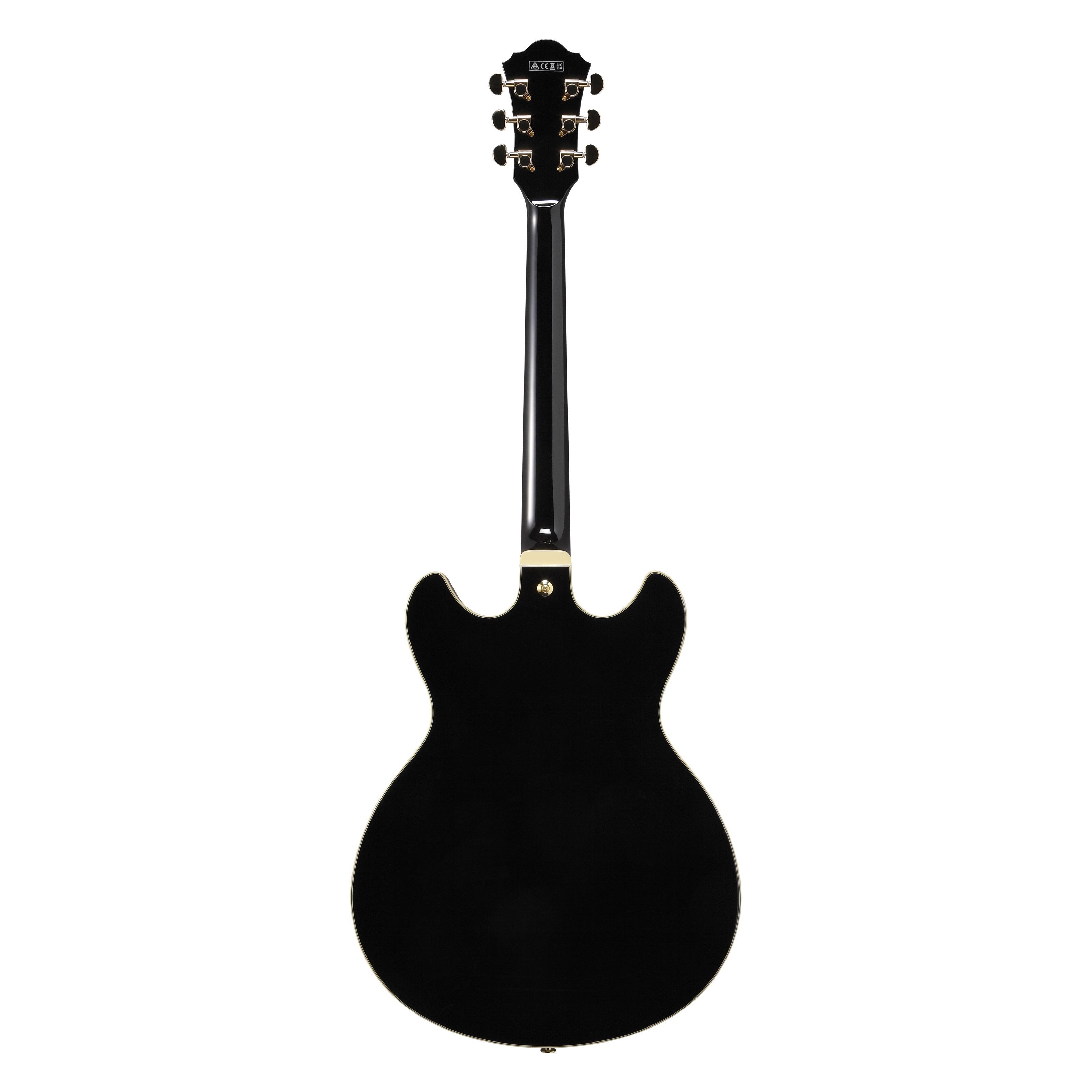 Ibanez Halbakustik-Gitarre, Halb-Akustik Gitarren, Semi Hollow-Modelle, Artcore Expressionist AS93SP-BK Black - Halbakustik Gitarre