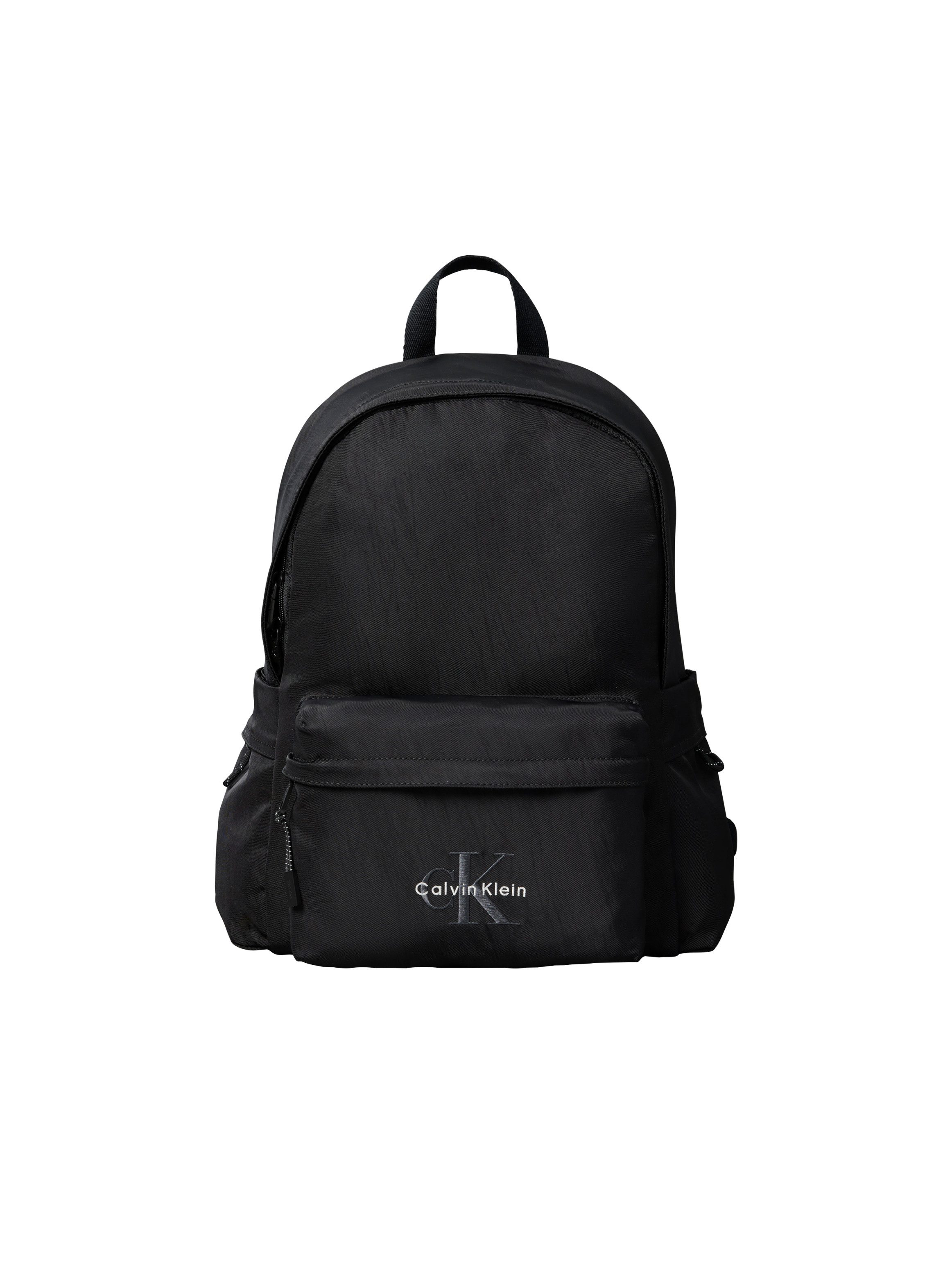 Calvin Klein Rucksack BOLD ROUND BACKPACK, Unisex Freizeitrucksack, Cityrucksack mit CK-Logo