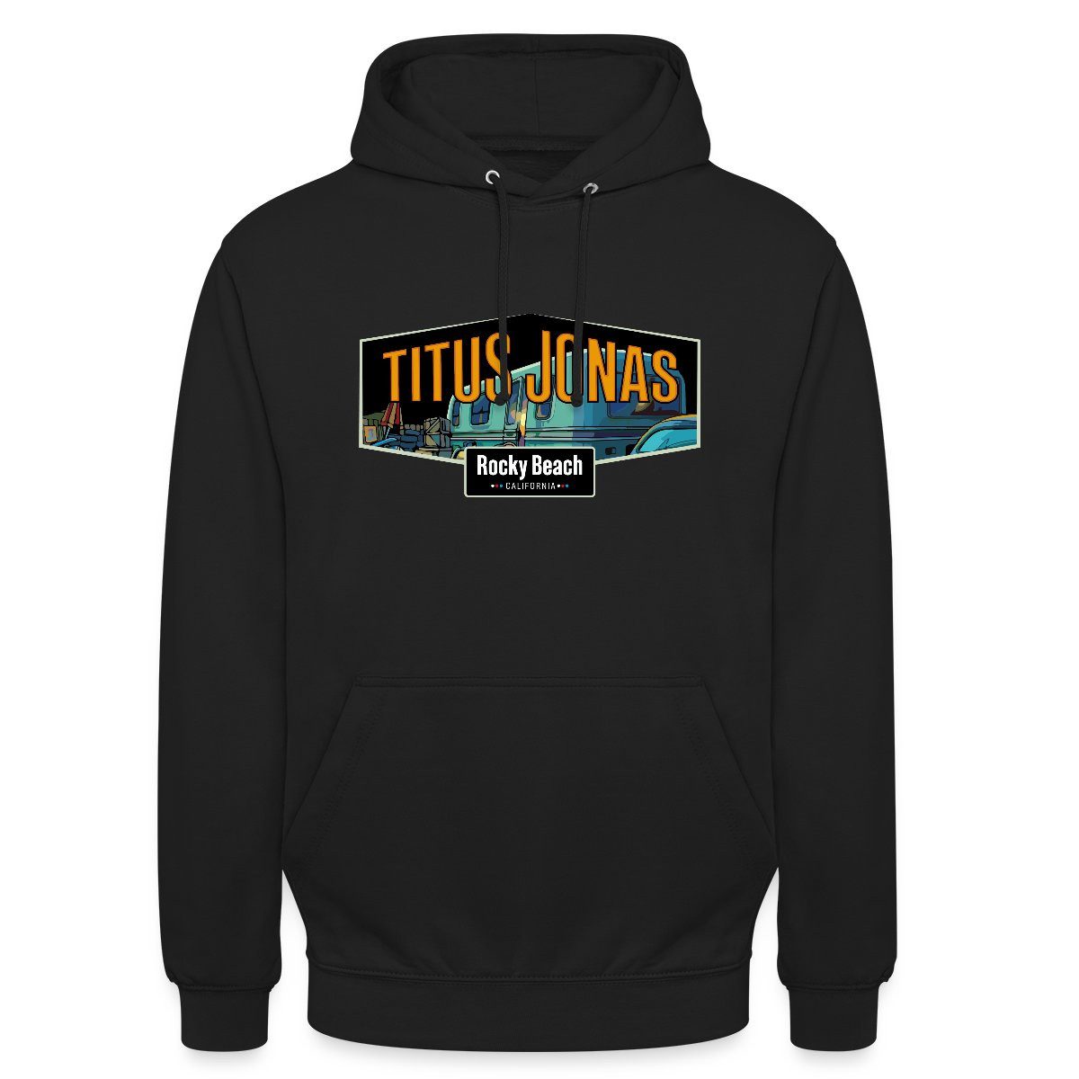 Hoodie Die drei Fragezeichen Titus Jonas Wohnwagen Unisex Hoodie
