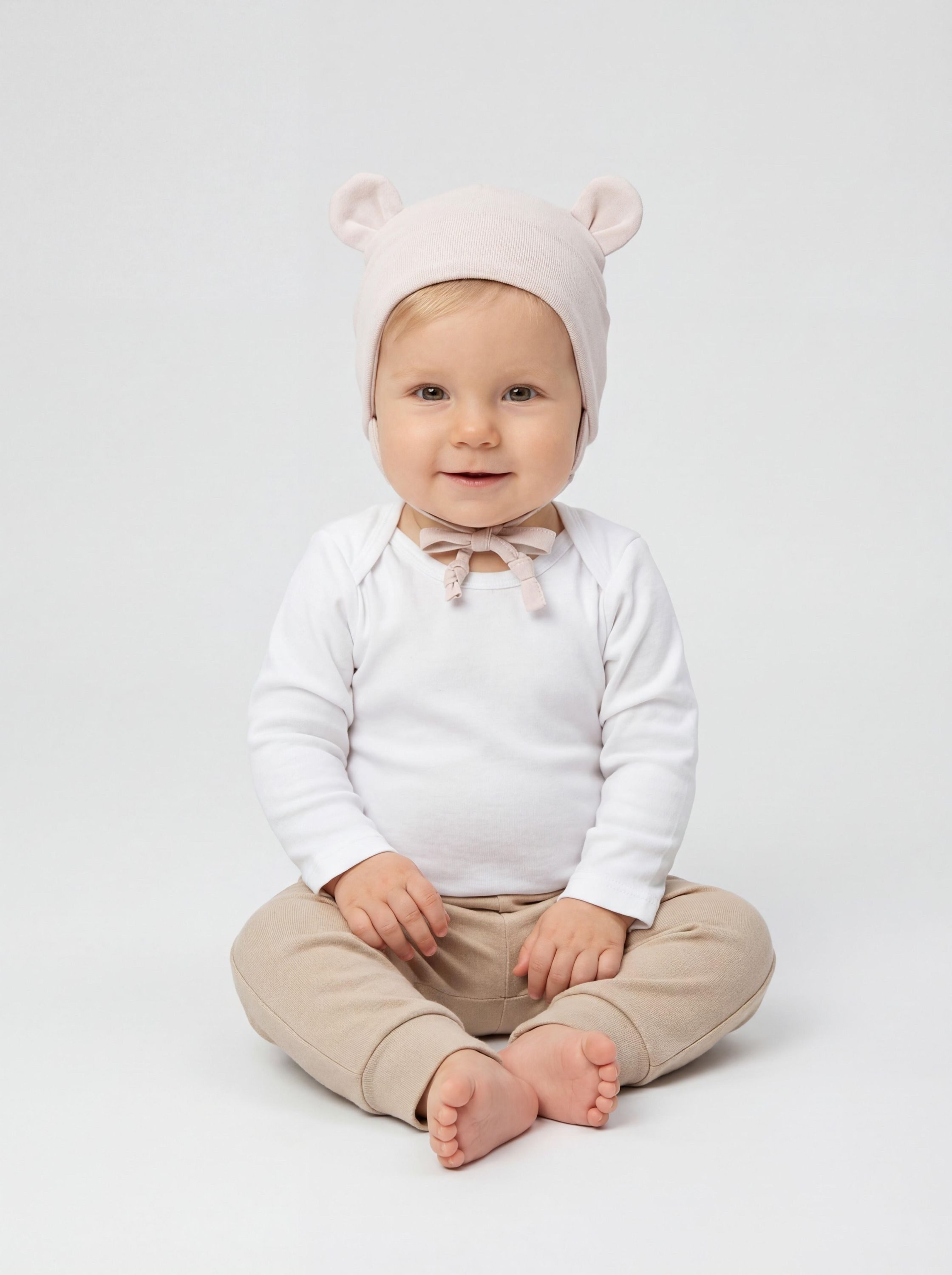 TupTam Erstlingsmütze TupTam Baby Erstlingsmütze mit Ohrenklappen 2er Pack