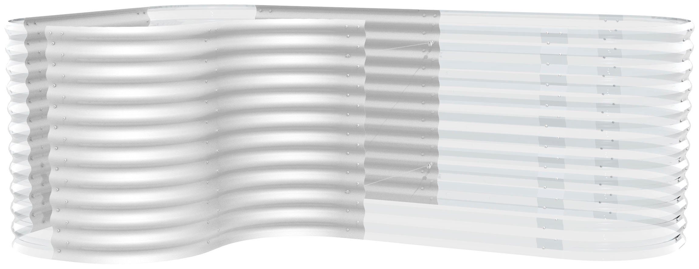 Vitavia Hochbeet Erweiterung Curve 858, BxTxH: 80x80x86 cm