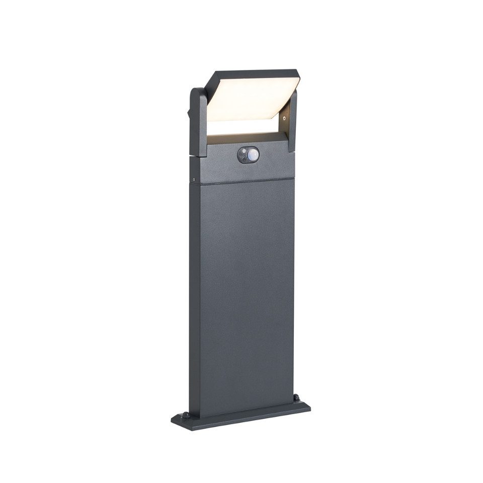 Qazqa LED Solarleuchte Judge, LED fest integriert, Extra-Warmweiß, QAZQA Solar­leuchte, integrated, Schwarz, Kunststoff, Modern