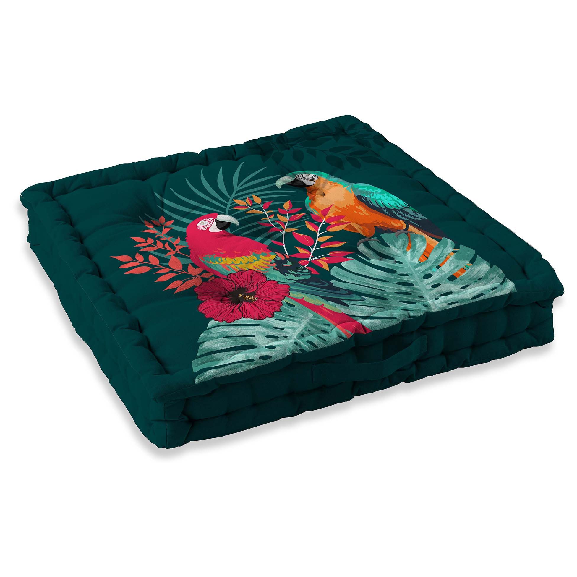 dynamic24 Bodenkissen, Sitzkissen Stuhlkissen Bank Auflage 60x60x10cm