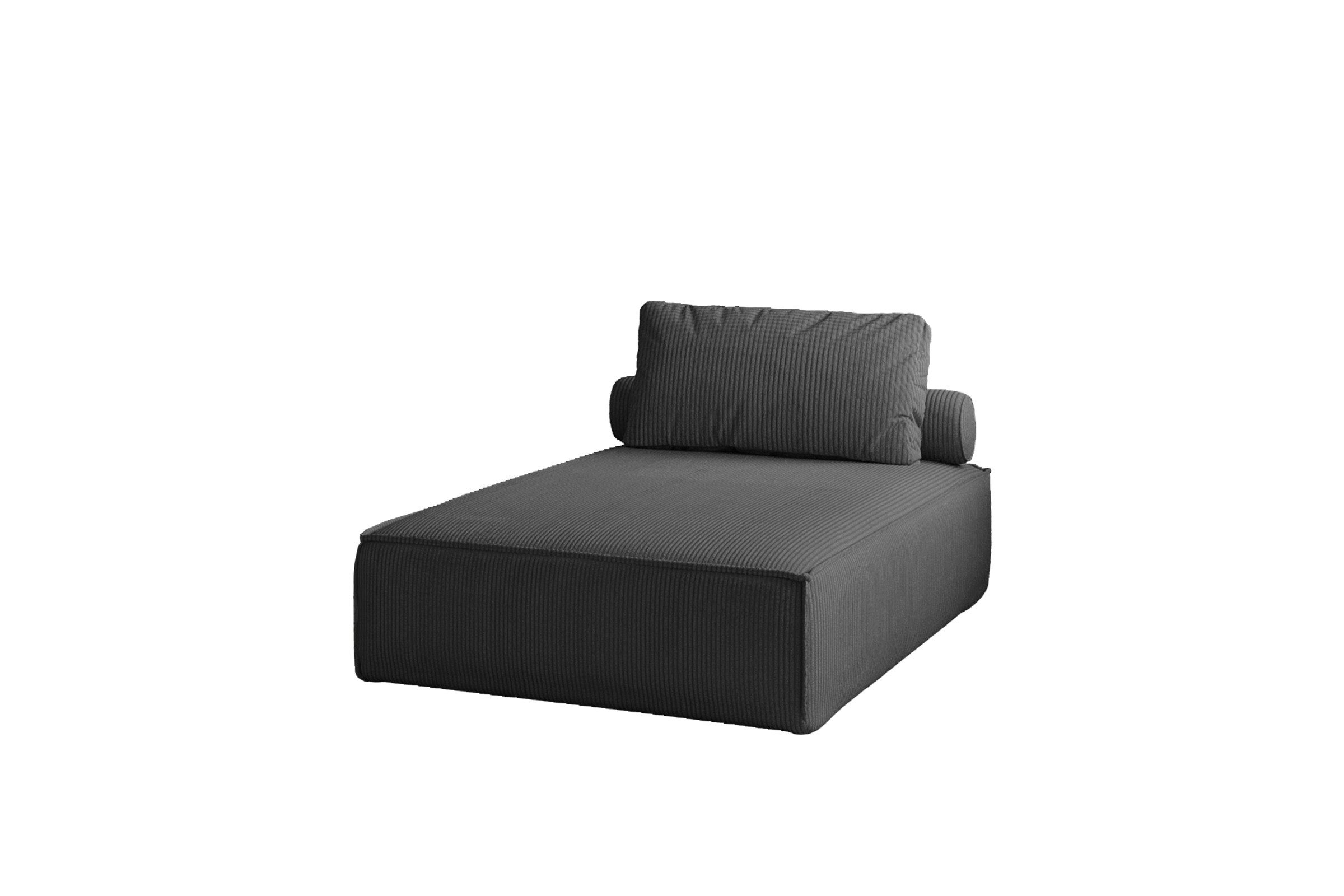 Fun Möbel Chaiselongue Sezlong Liege CELES PREMIUM in Stoff Scala, auch im Set erhältlich