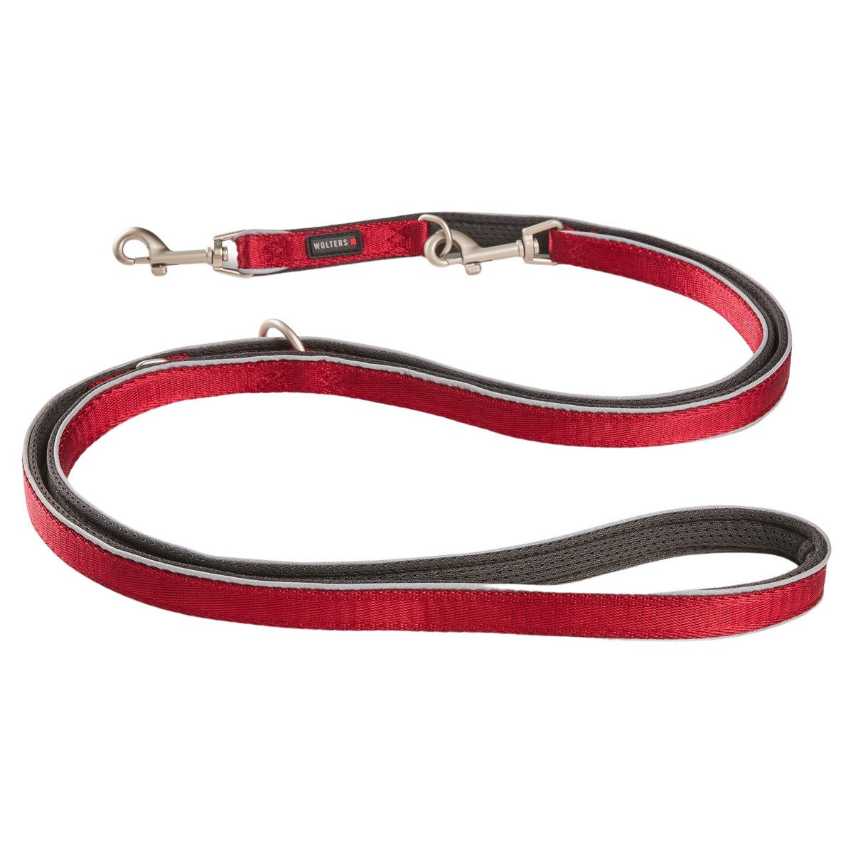 Wolters Hundeleine Führleine Active Pro Comfort rot/anthrazit