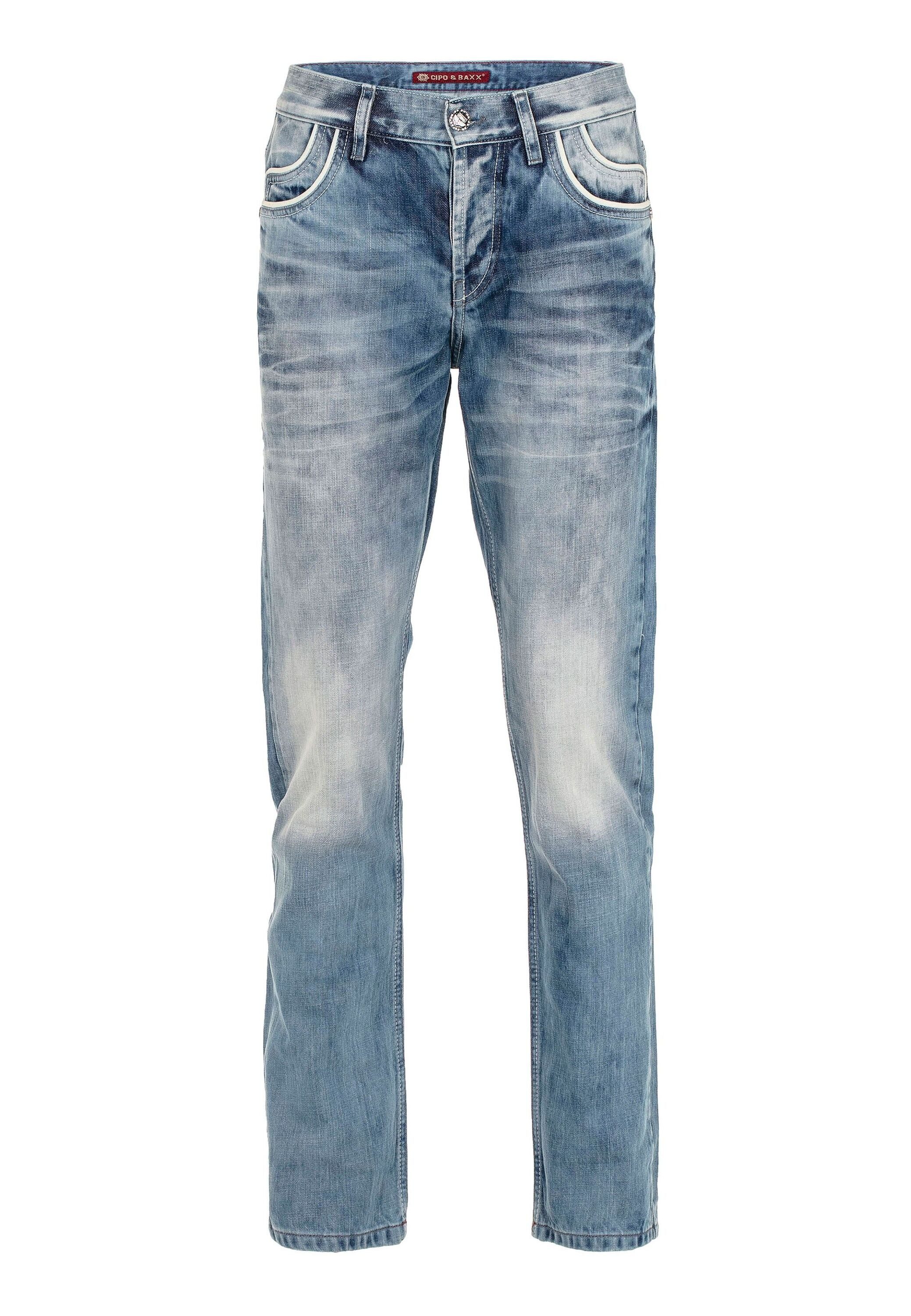 Cipo & Baxx Regular-fit-Jeans DENIM bequeme Jeans im Regular Fit-Schnitt, C günstig online kaufen
