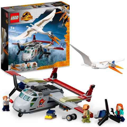 LEGO® Konstruktionsspielsteine Quetzalcoatlus: Flugzeug-Überfall (76947), LEGO® Jurassic World, (306 St), Made in Europe