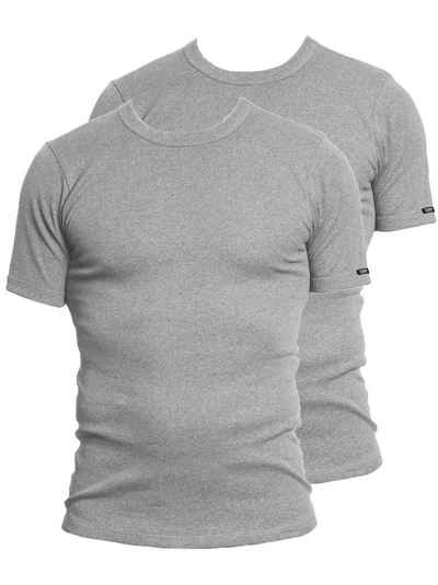 KUMPF Unterziehshirt »2er Sparpack Herren T-Shirt Bio Cotton« (Spar-Set, 2-St) hohe Markenqualität