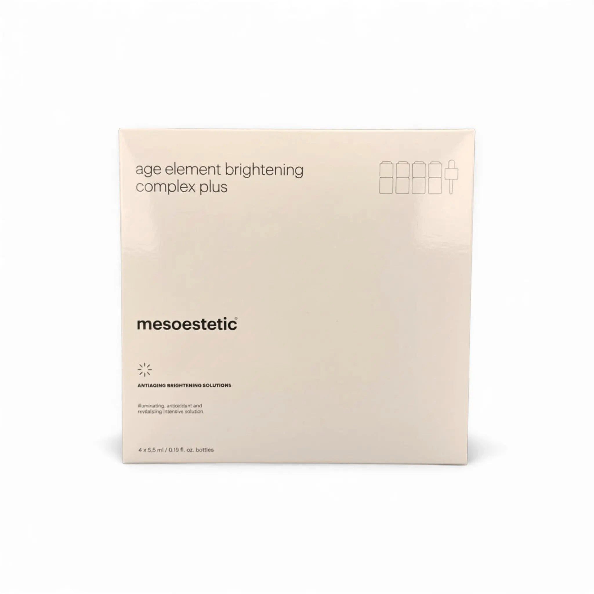 mesoestetic® Anti-Aging-Creme Mesoestetic Age Element Brightening Complex Plus 4 x 5,5ml