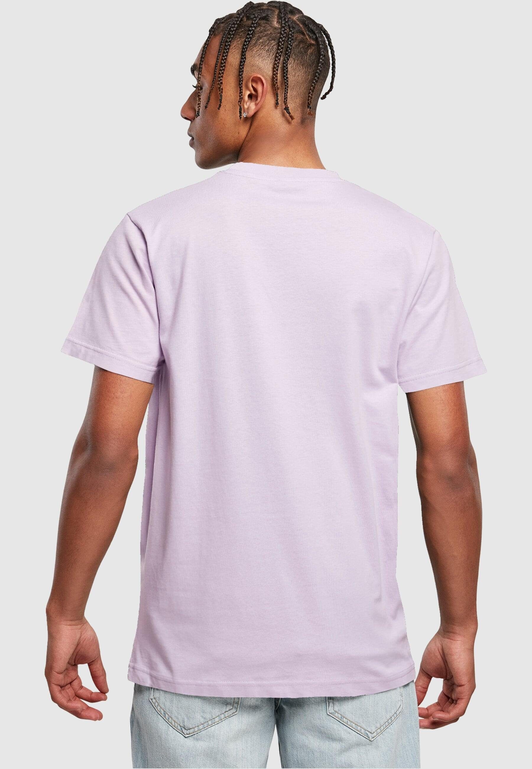 (1-tlg) Herren T-Shirt Peanuts Round Woodstock lilac Merchcode T-Shirt - Neck