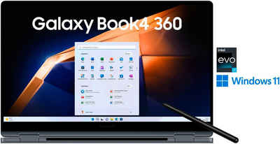 Samsung NP750Q Galaxy Book4 360 15'' Notebook (39,6 cm/15,6 Zoll, Intel Core 7, 512 GB SSD, Intel Core 7 150U Prozessor, 16 GB + 512 GB)