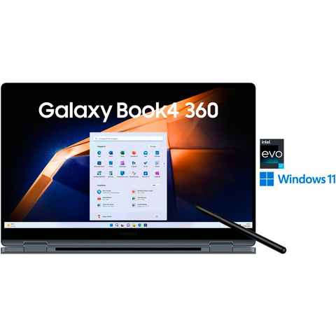 Samsung NP750Q Galaxy Book4 360 15'' Convertible Notebook (39,6 cm/15,6 Zoll, Intel Core 7, 512 GB SSD, Intel Core 7 150U Prozessor, 16 GB + 512 GB)