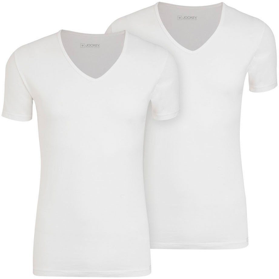Jockey Unterziehshirt Cotton + (2er Pack) in lockerer Passform günstig online kaufen