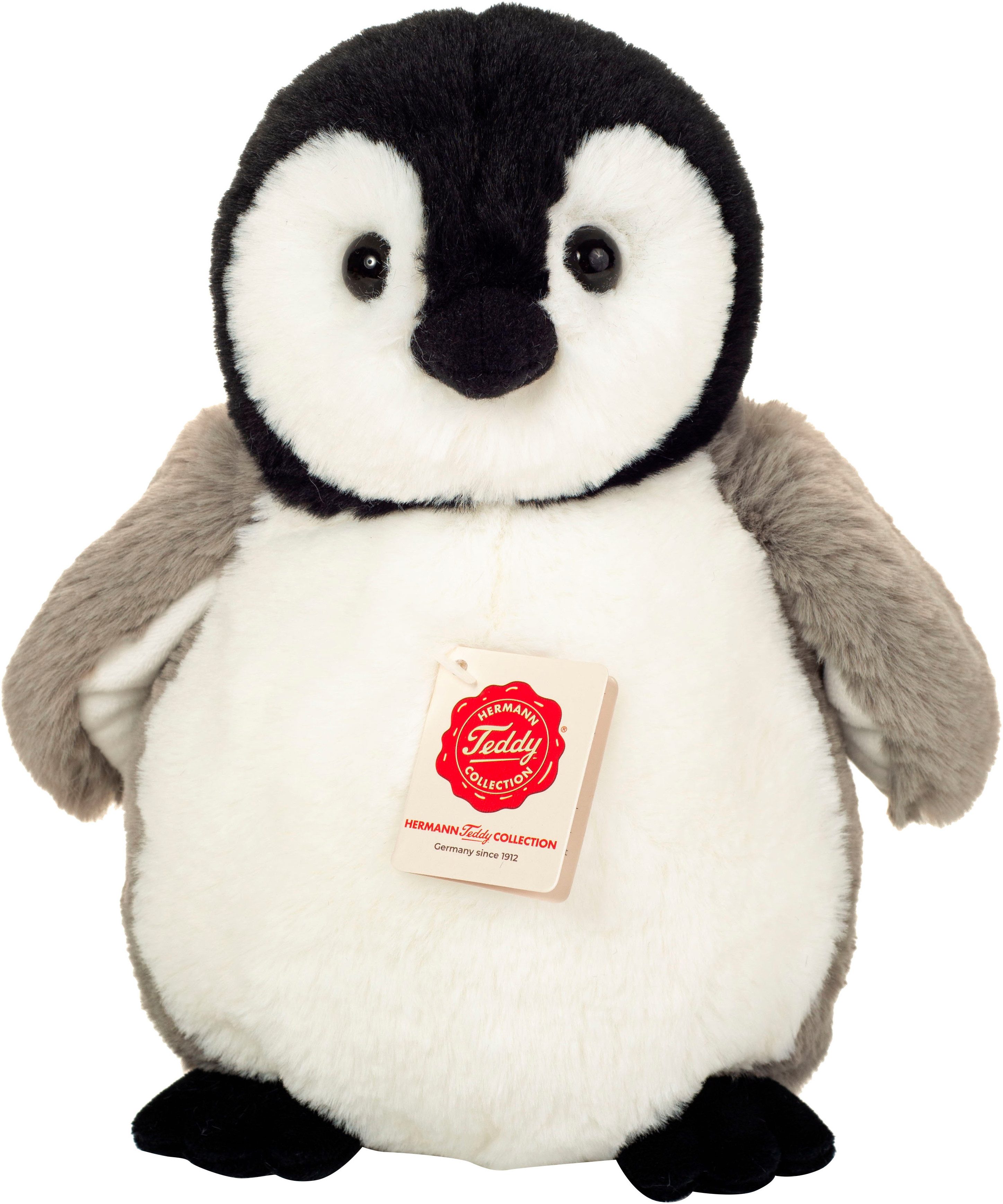 Teddy Hermann® Kuscheltier Pinguin, 25 cm, Füllung aus recyceltem Material