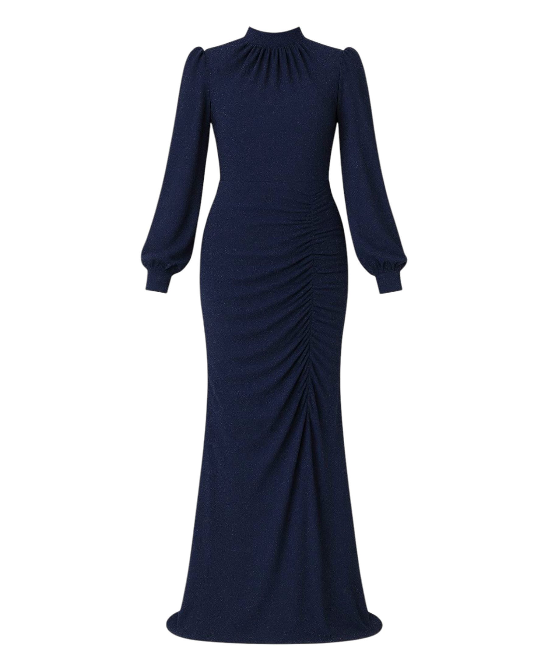 fashionshowcase Abendkleid langärmliges Maxikleid Damen Abaya günstig online kaufen