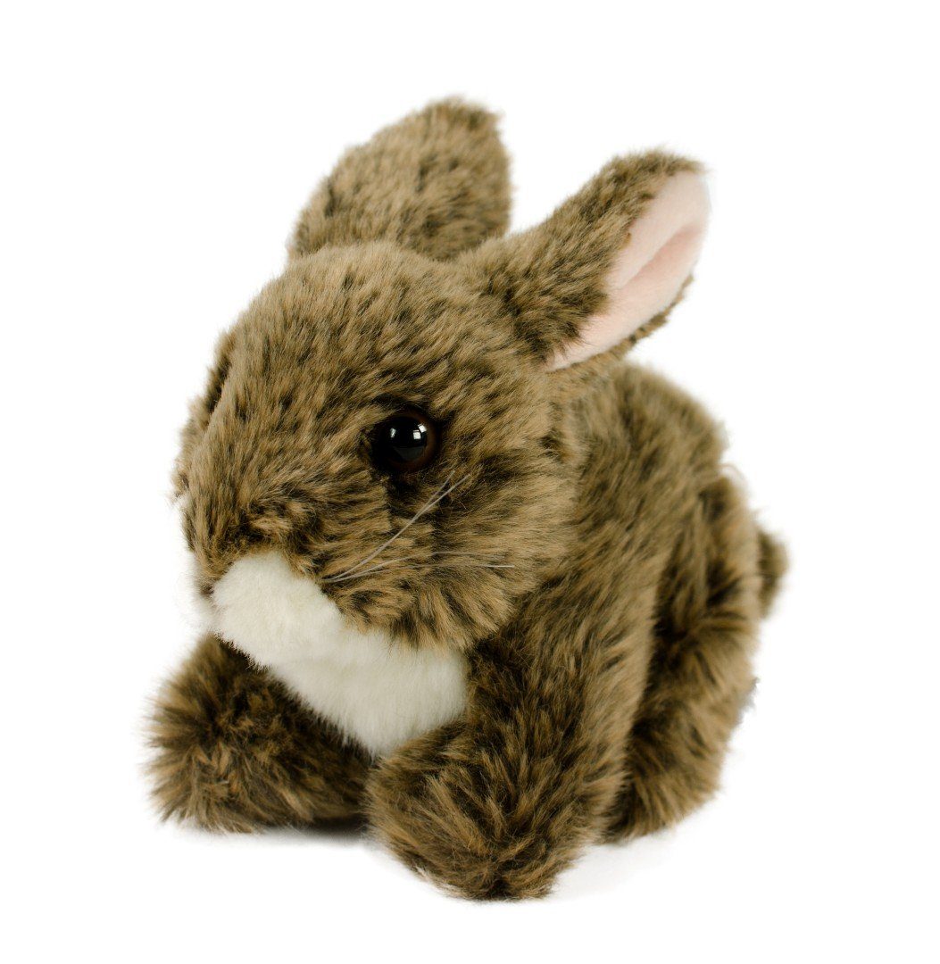 Teddys Rothenburg Kuscheltier Hase dunkelbraun 18 cm Kuscheltier