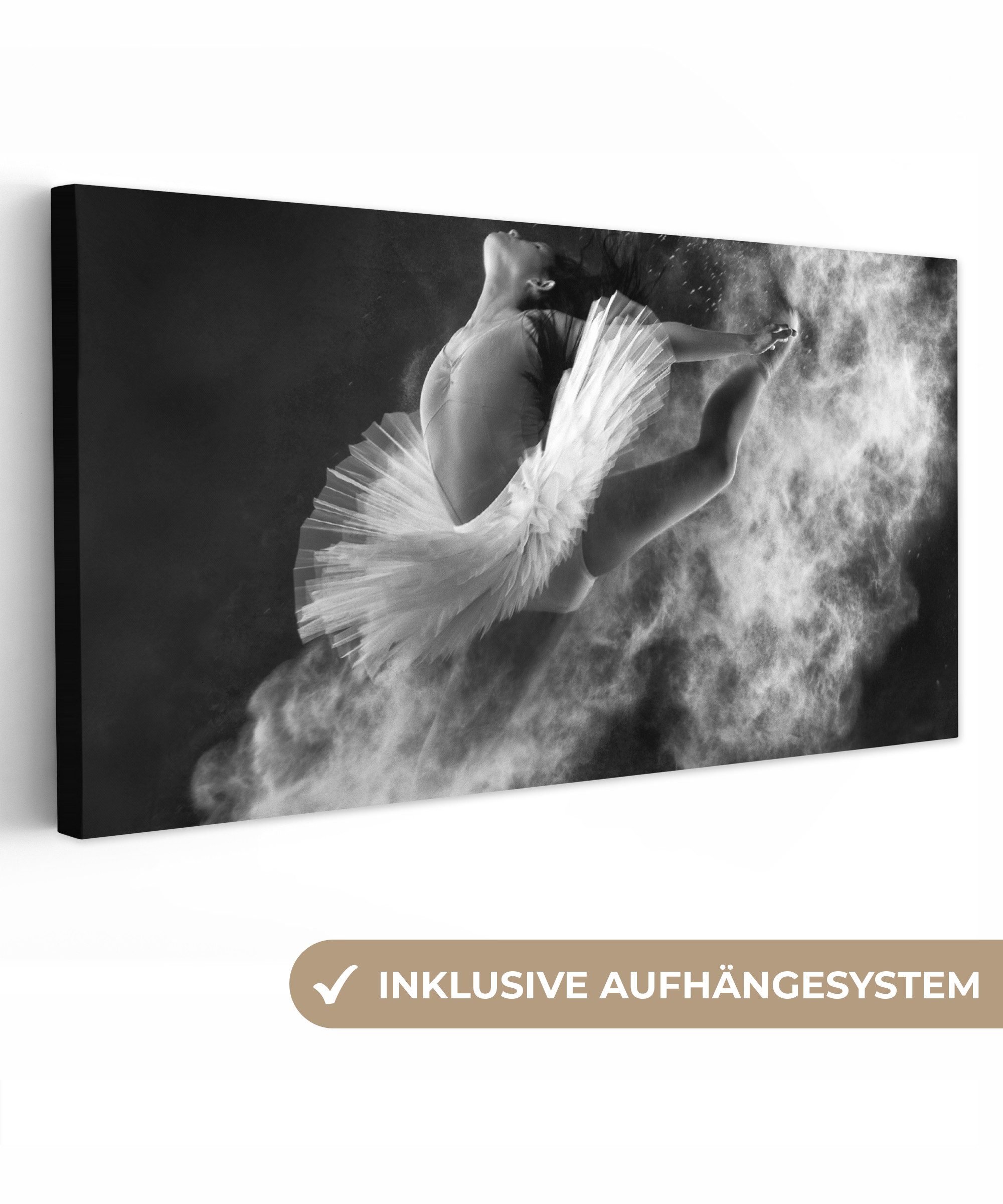 OneMillionCanvasses® Leinwandbild Panorama Tanz - Ballerina günstig online kaufen