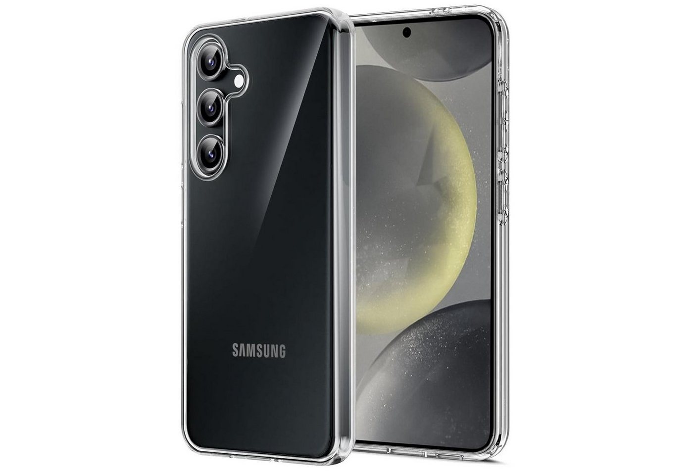 CoolGadget Handyhülle Silikon Handy Hülle Slim für Samsung Galaxy S24 Plus 6,7 Zoll, dünne TPU Schutzhülle Case in transparent / durchsichtig
