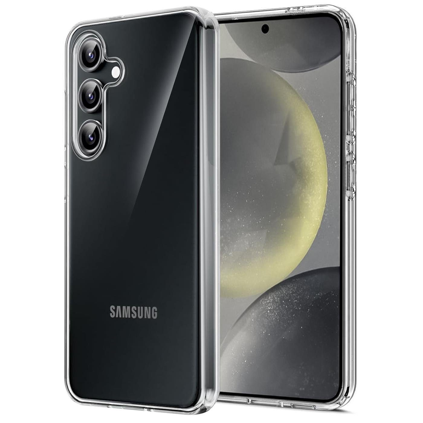 CoolGadget Handyhülle Transparent Ultra Slim Case für Samsung Galaxy S24  6,2 Zoll, Silikon Hülle Dünne Schutzhülle für Samsung S24 5G Hülle