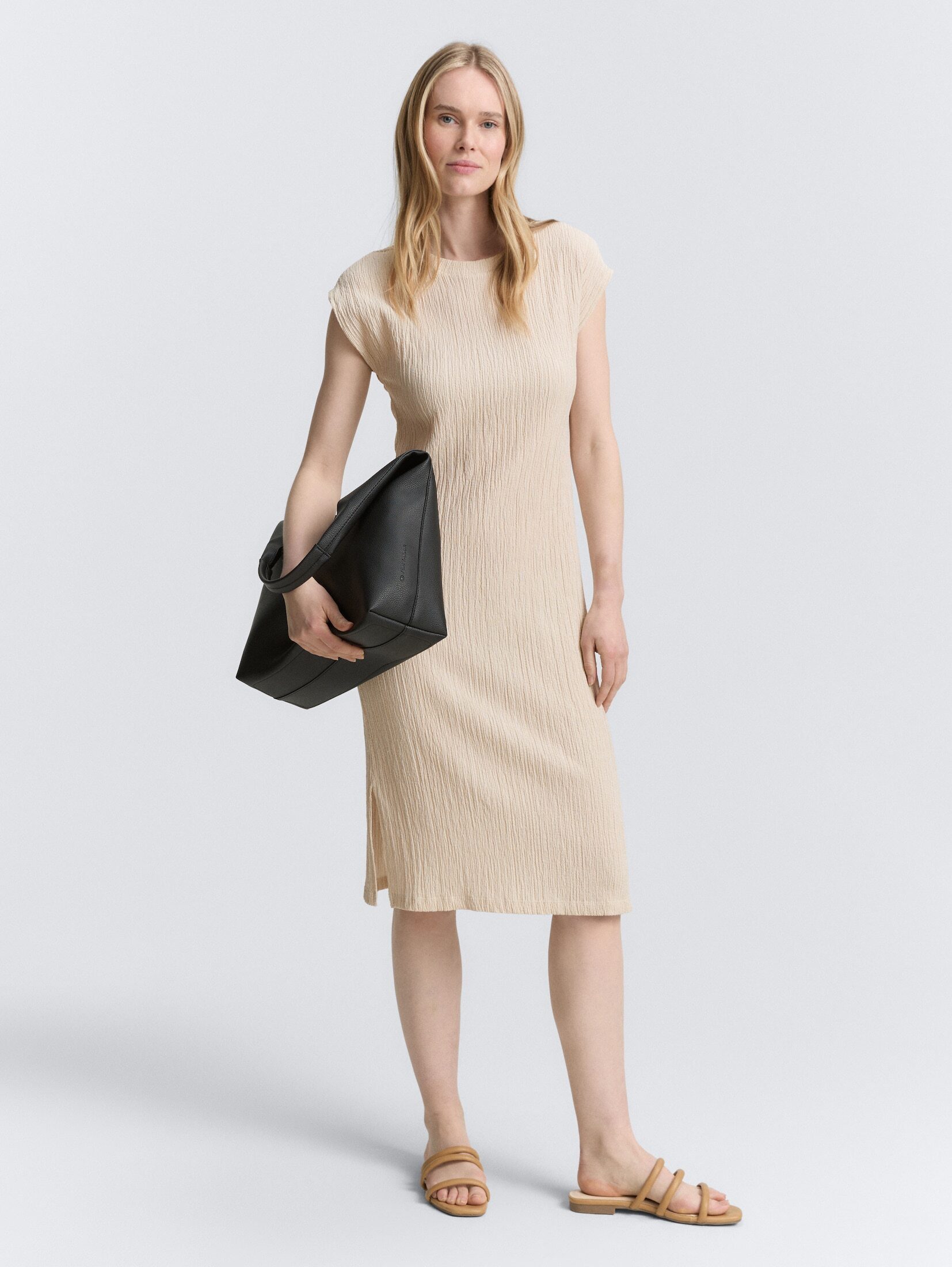 TOM TAILOR Sommerkleid Kleider & Jumpsuits Crinkle Kleid günstig online kaufen