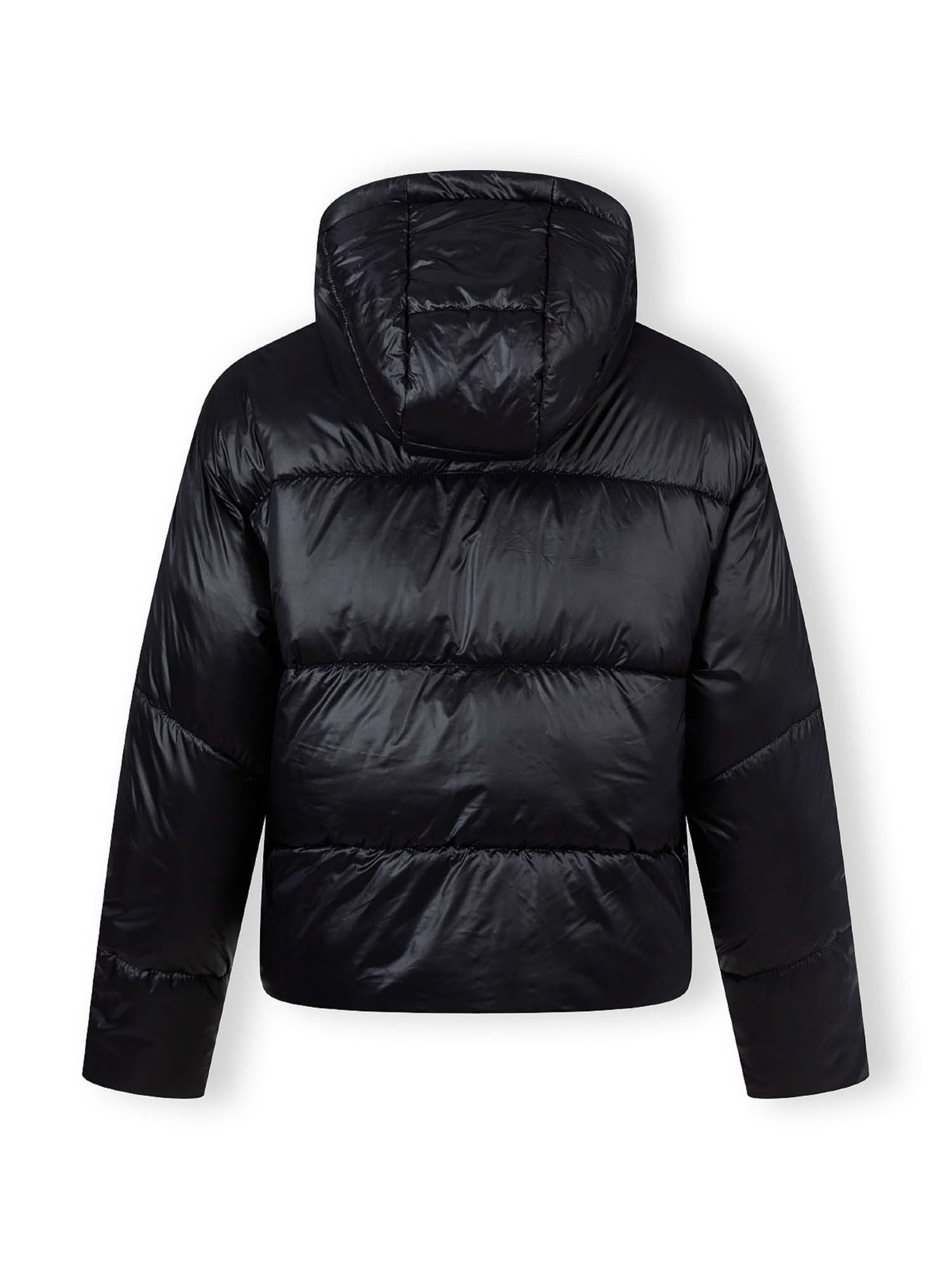 Respect Winterjacke Kurze Steppjacke mit Kapuze und Doppelverschluss (XS-XXL)