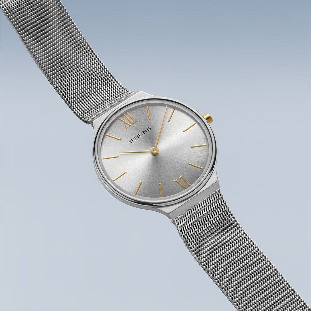 Bering Quarzuhr Bering Ultra Slim silber poliert/gebürstet 18434-010 18434-010, Hochwertiges Produkt mit zeitlosem Design, sorgfältiger Verarbeitung