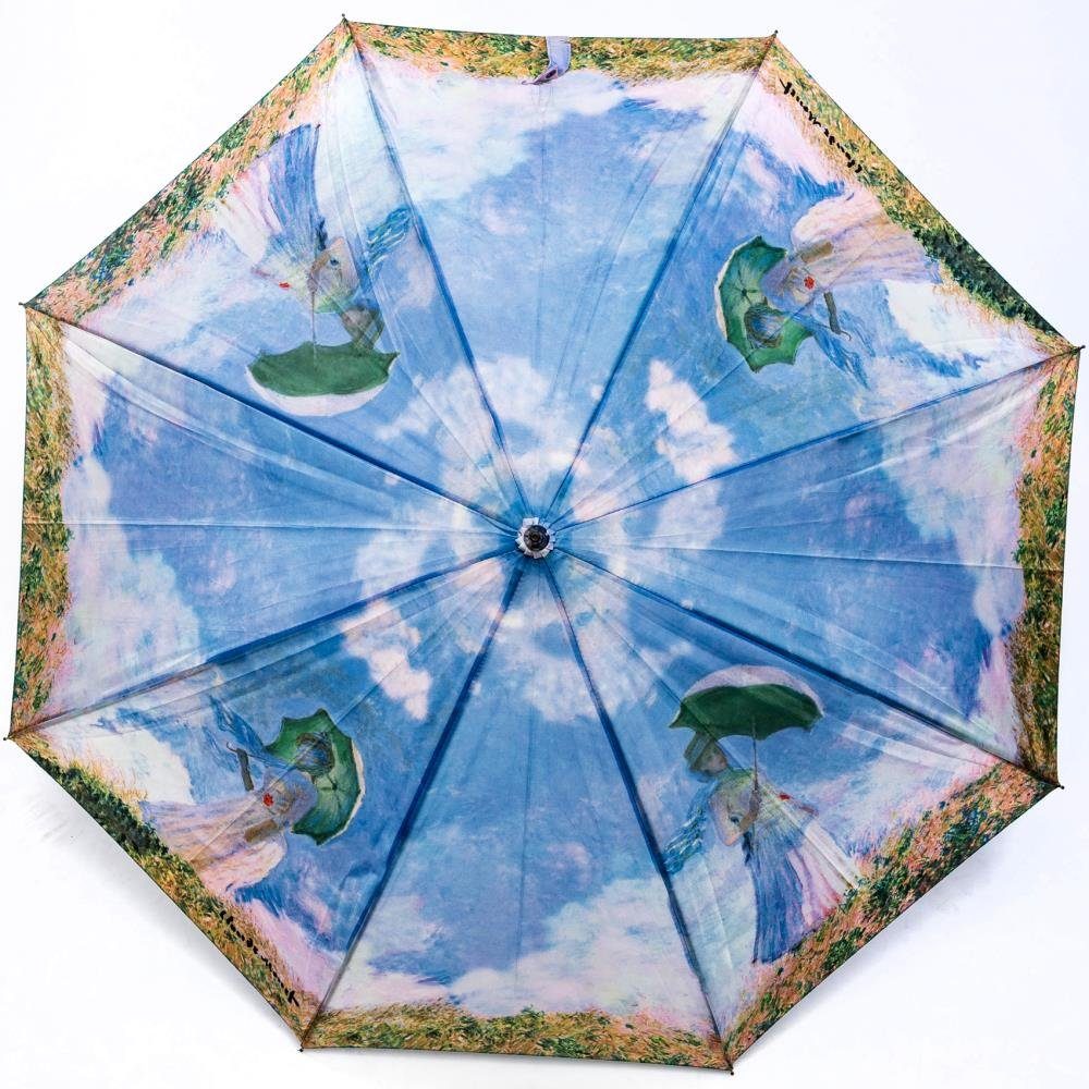 Luckyweather not just any other day Stockregenschirm Regenschirm Motiv FRAU MIT SONNENSCHIRM Automatik