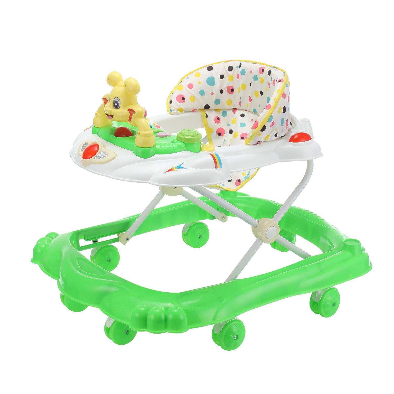 oyajia Babywalker Höhenverstellbarer Baby Gehfrei Lauflernwagen mit Spielce günstig online kaufen