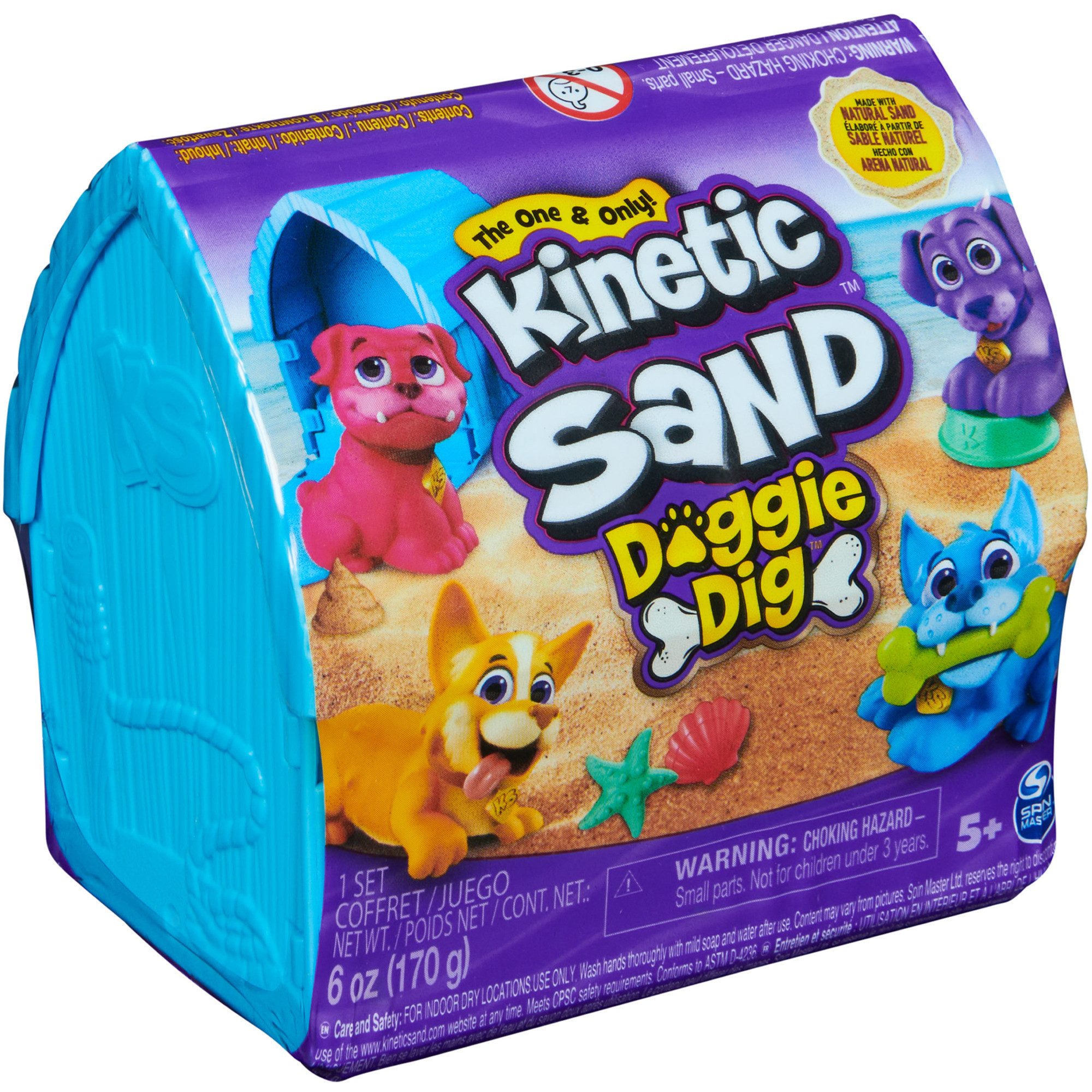 Spin Master Spielsand Kinetic Sand - Hunde Häuschen