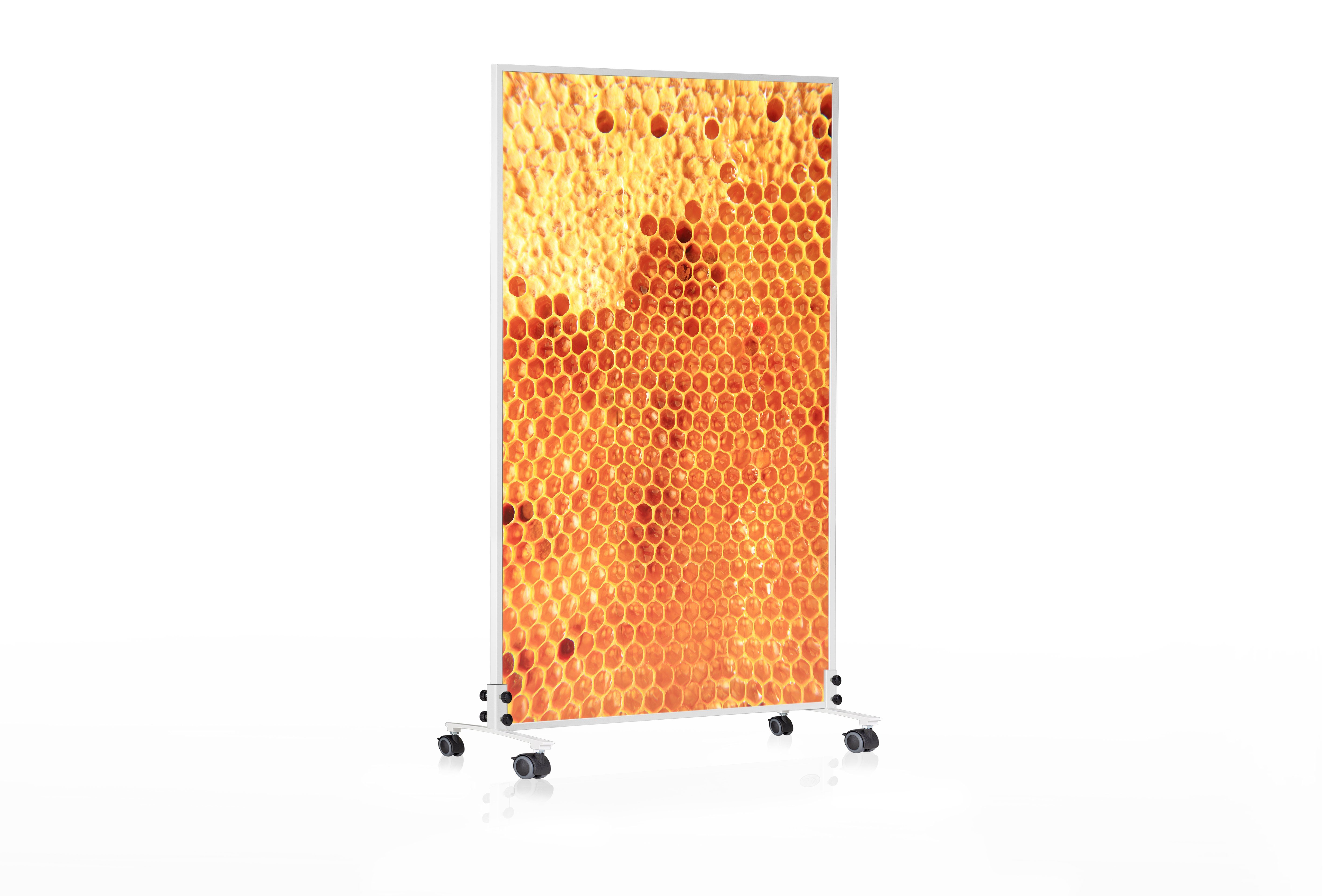 Könighaus Infrarotheizung Standgerät 1000W, Made in Germany, Rollenstandfüße mit Feststellbremse