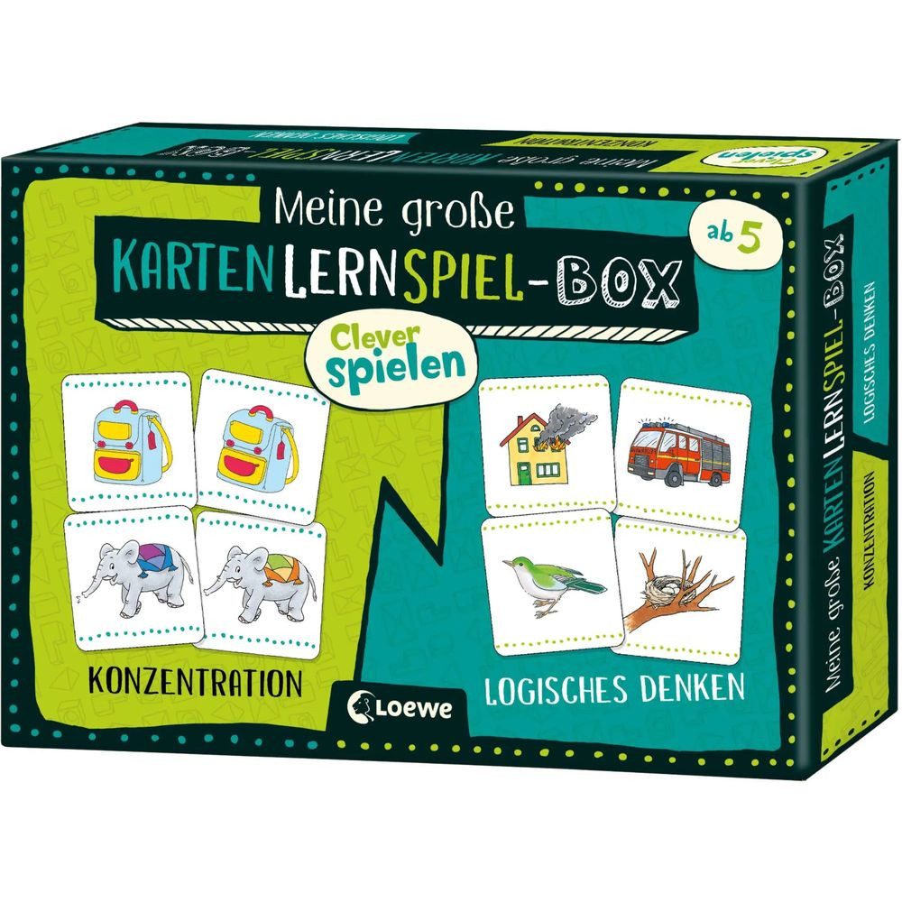 Loewe Spiel Clever spielen - Meine große KartenLernSpiel-Box -...