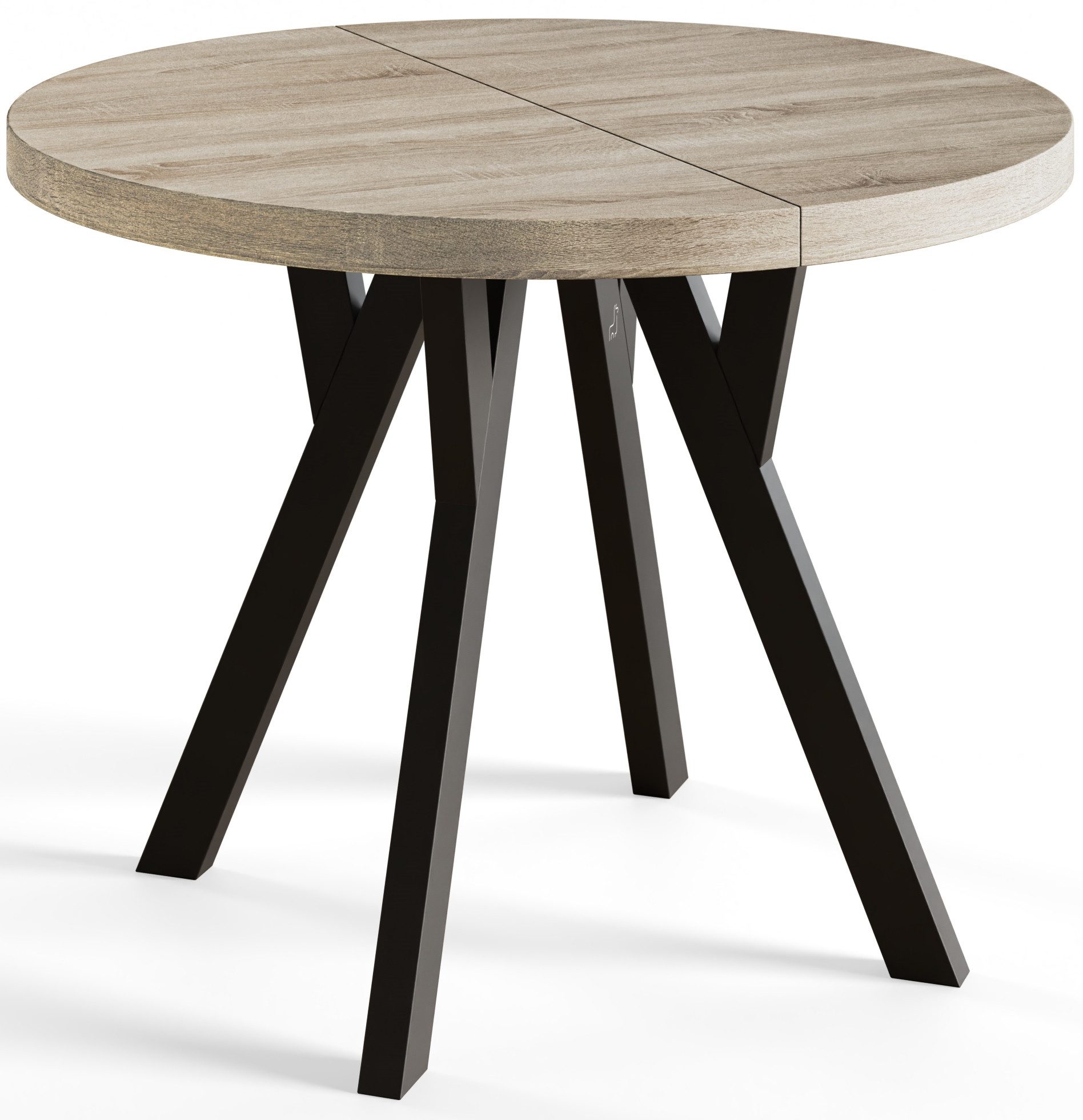 Alpi-Möbel Esstisch Wohnzimmertisch - Ausziehbarer runder Tisch 80-120 cm - günstig online kaufen