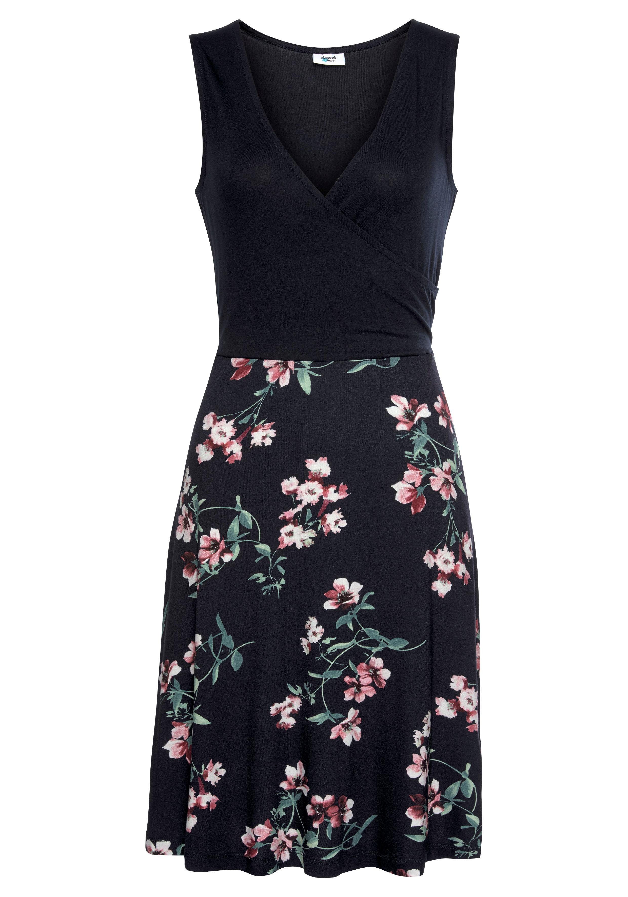 Beachtime Strandkleid mit bedrucktem Rockteil, Sommerkleid günstig online kaufen