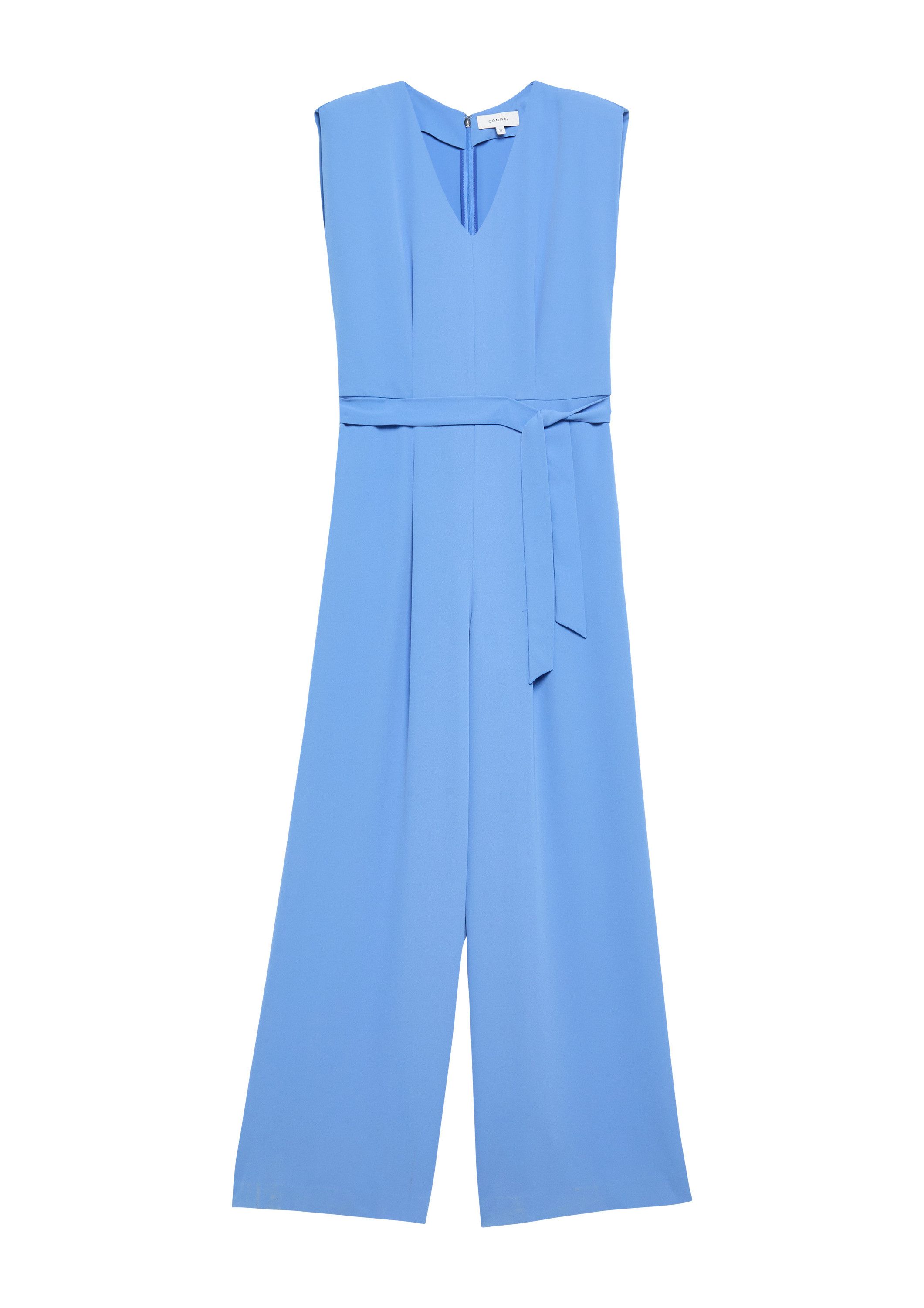 comma Jumpsuit Overall Jumpsuit mit Wide Leg