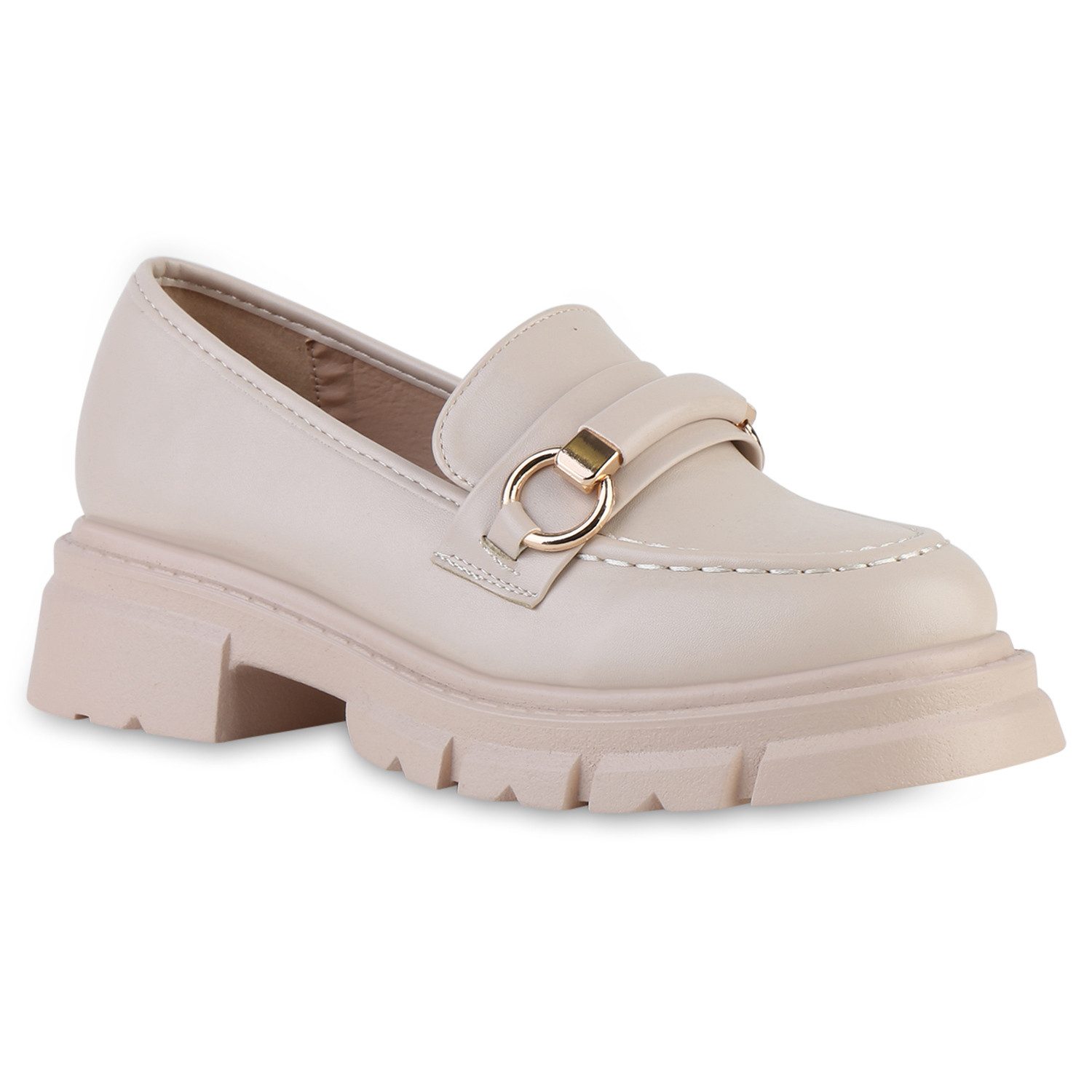 VAN HILL 841543 Outdoorschuh Damen Plateauschuhe Halbschuhe Slippers Profil günstig online kaufen